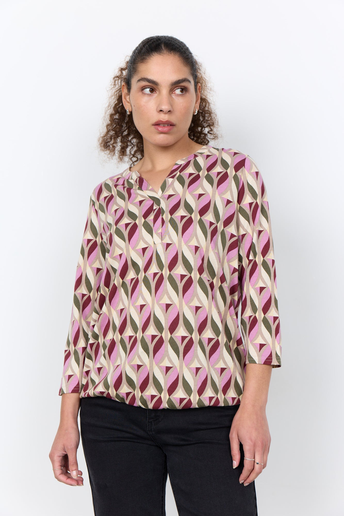 Soya Concept Damen Blusen Oxblood Red Com