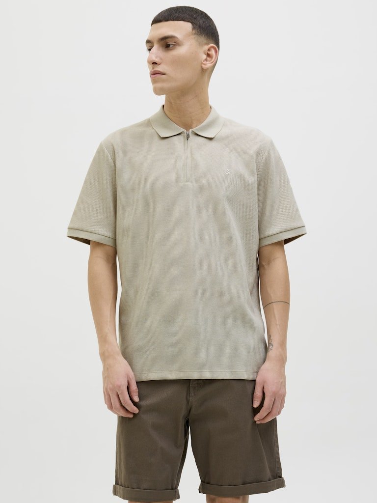 Jack & Jones Herren Polo-Shirts Moonbeam/Classi