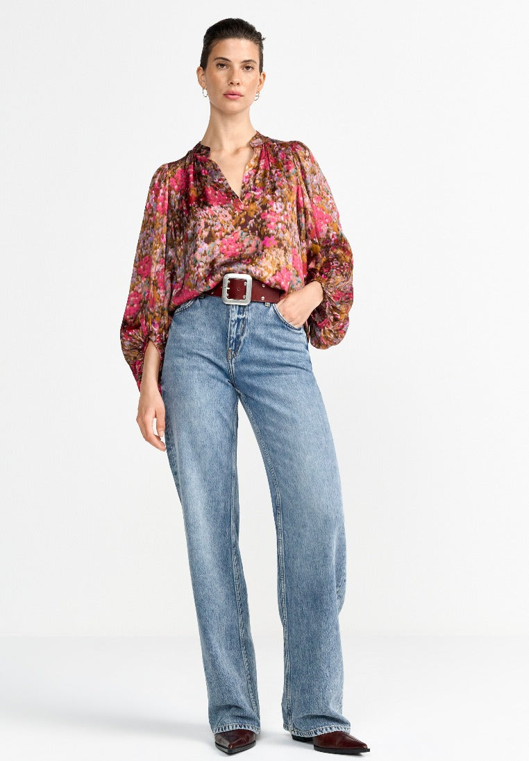 Rich & Royal Damen Blusen Ruby Glow