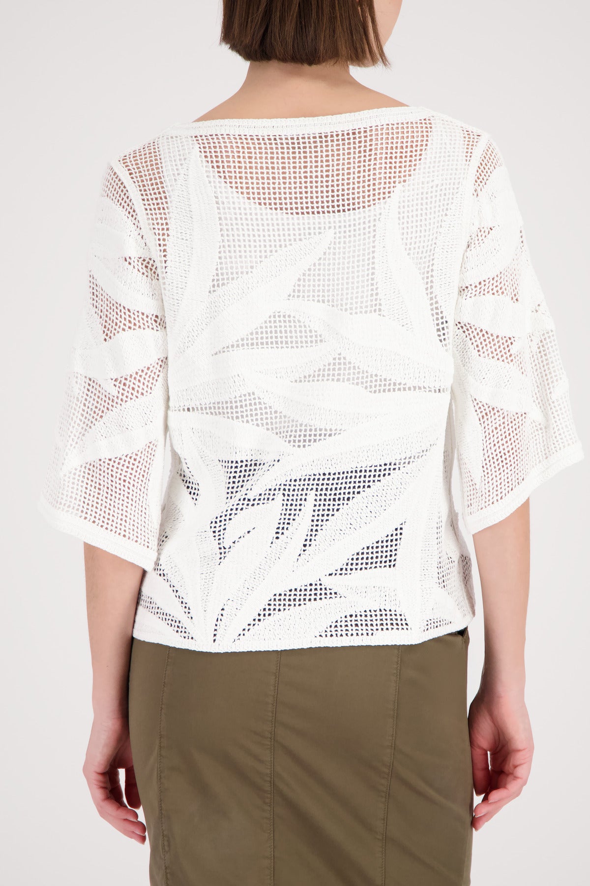 Monari Damen Pullover  Cream