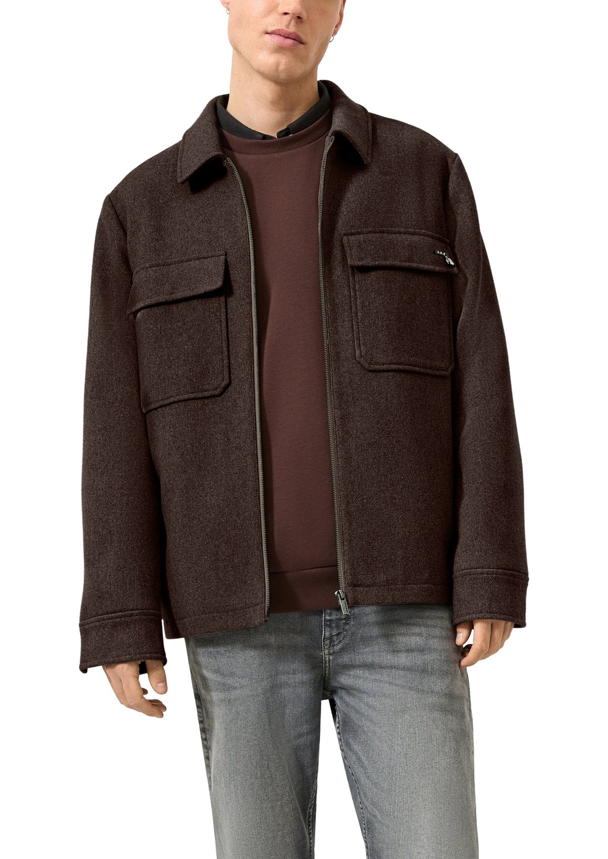 QS by S.Oliver Herren Jacken W Brown