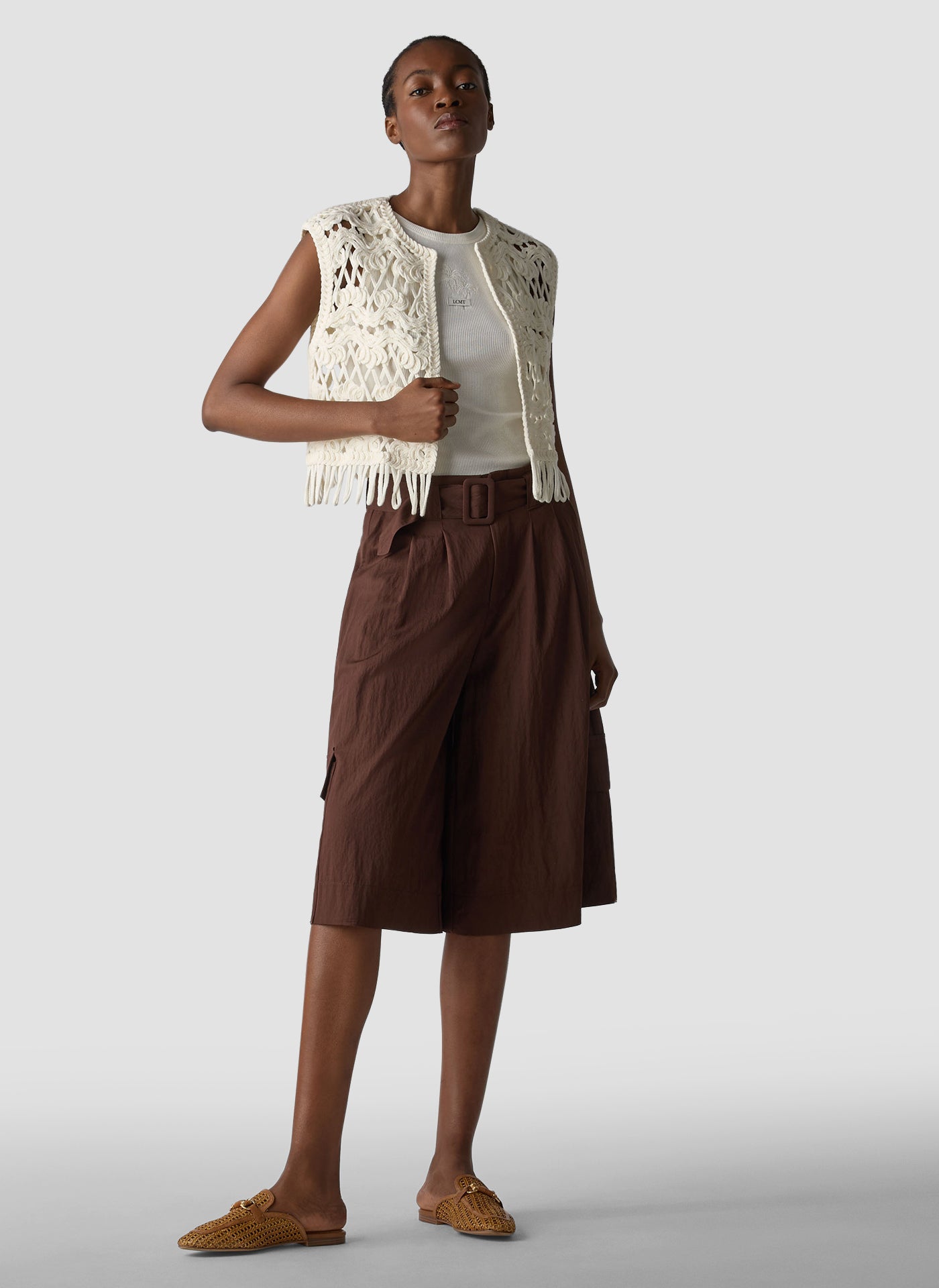 Le Comte Damen Pullover Natur