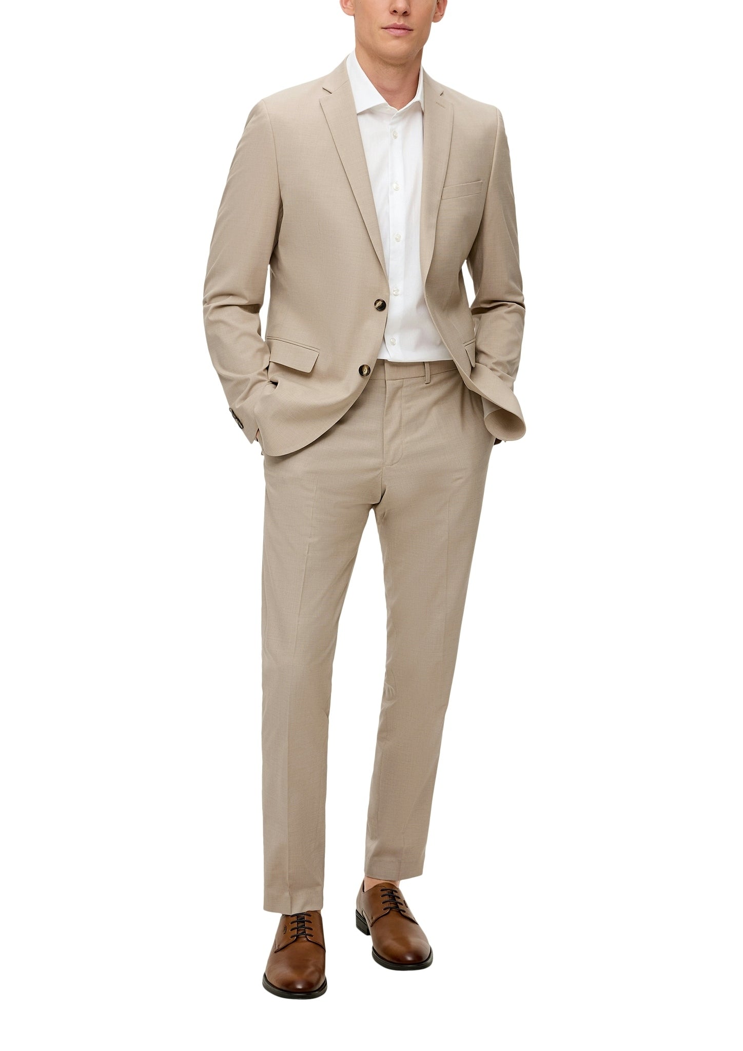 S. Oliver black Herren Sakkos Brown