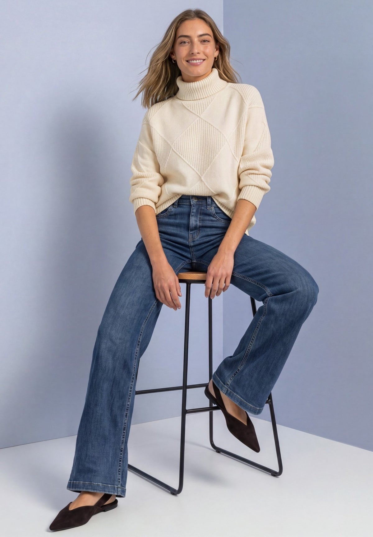 Street One Damen Pullover  Pure Beig