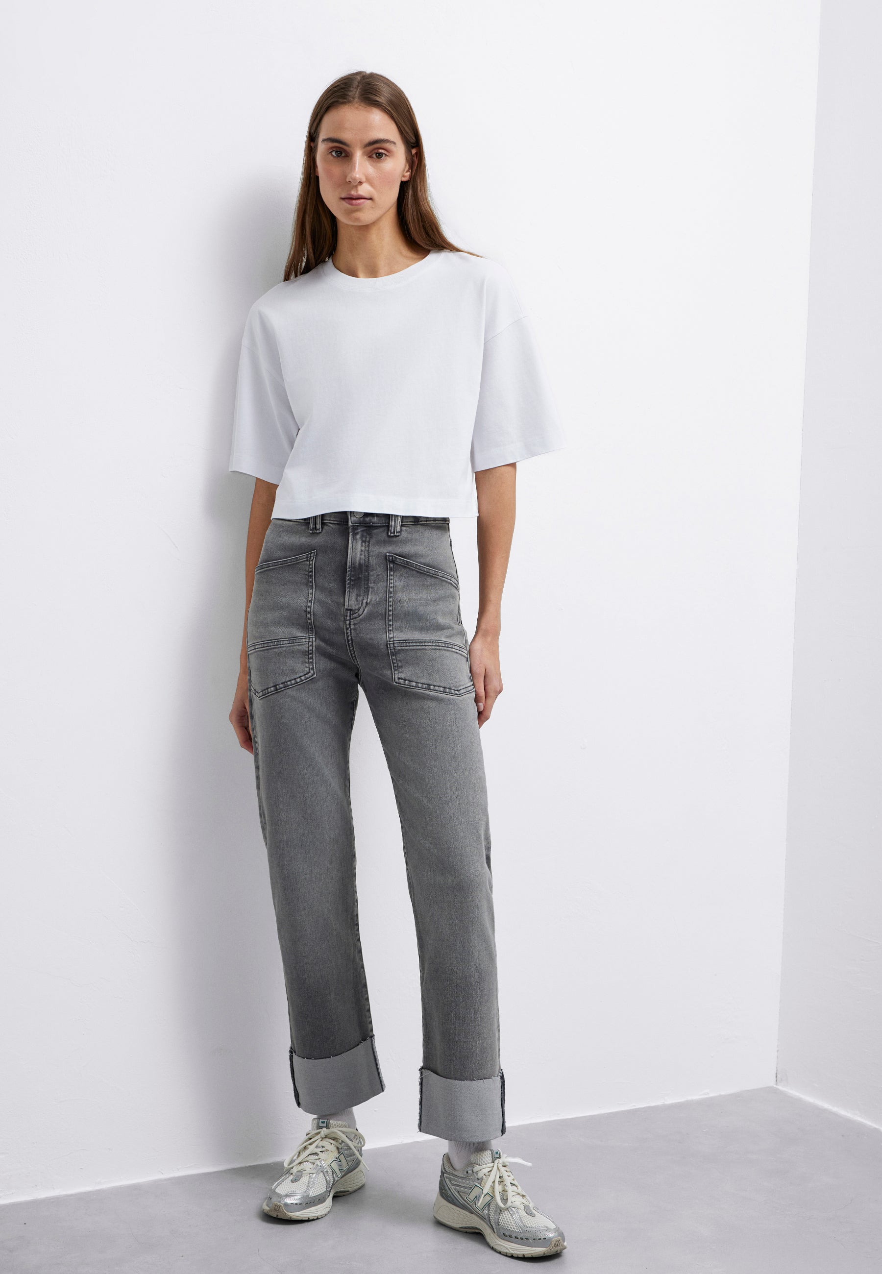 Mavi Damen Jeans Lt Smoke Brushe