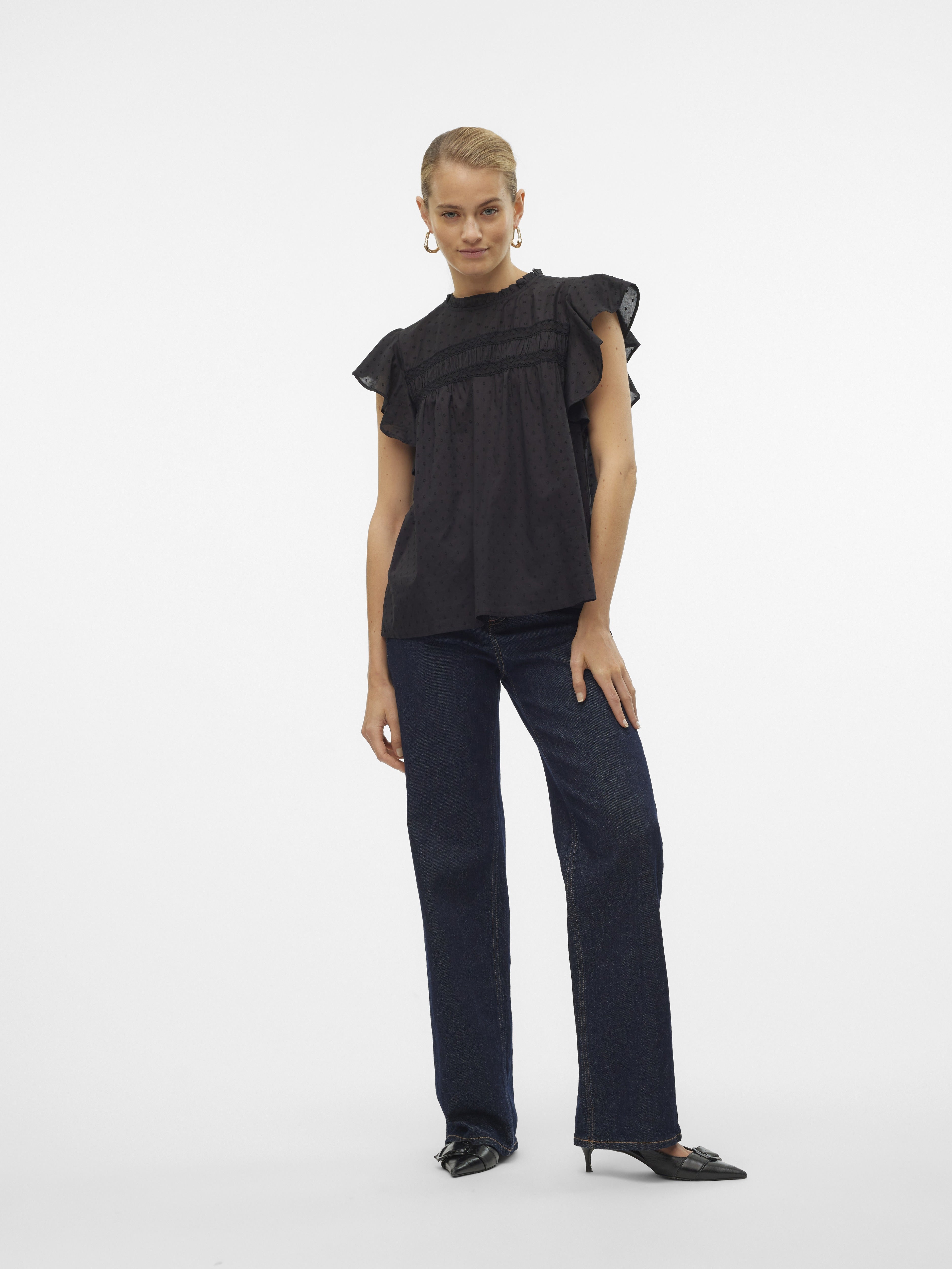 Vero Moda Damen T-Shirts Black