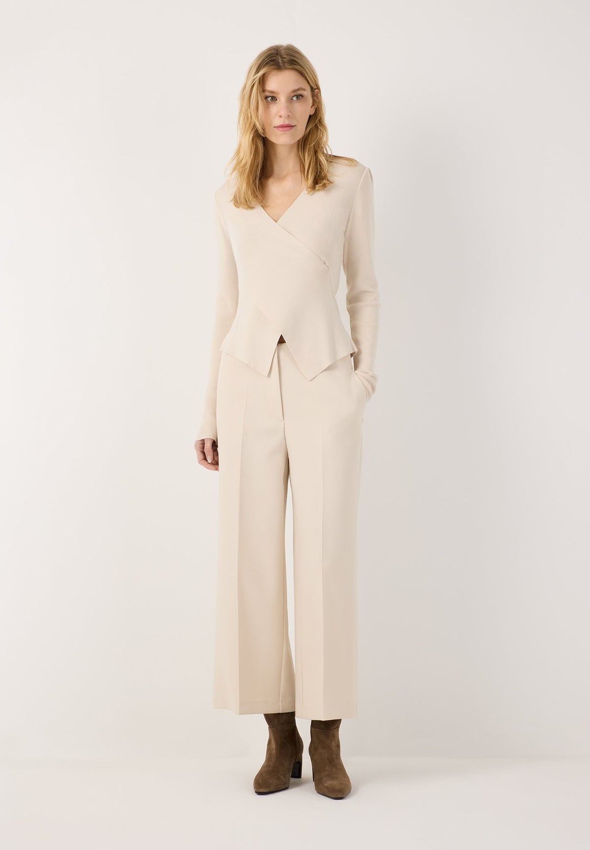More & More Damen Pullover Powder Cre