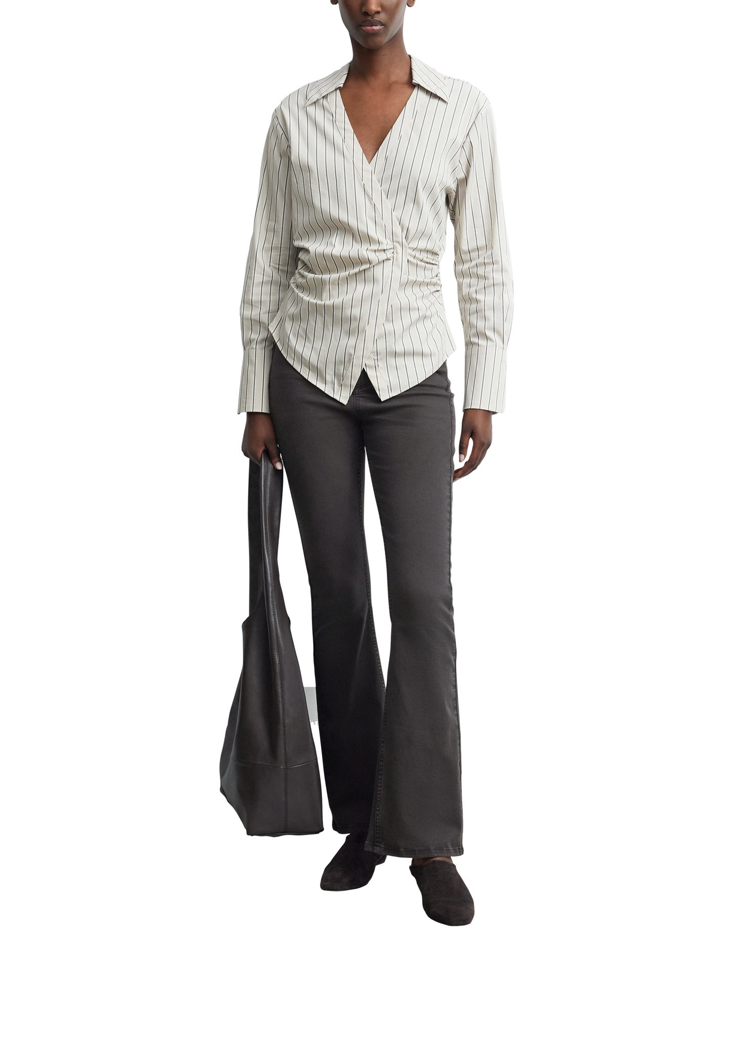 Comma Damen Blusen G Brown