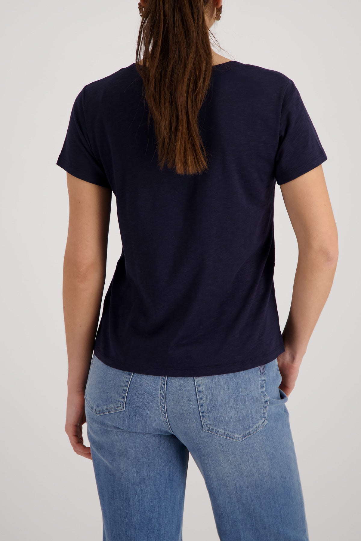 Monari Damen T-Shirts  Marine