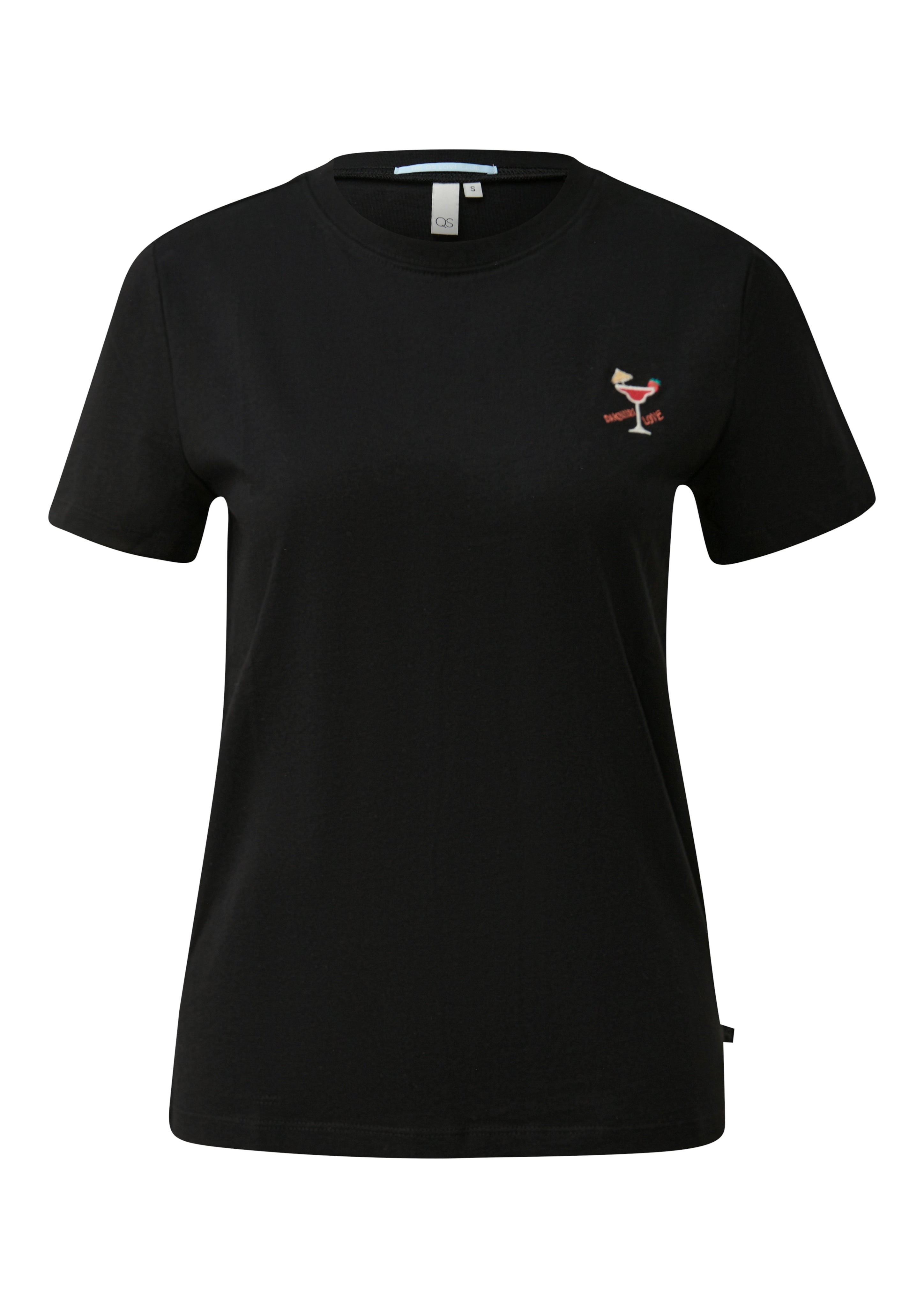 QS by S.Oliver Damen T-Shirts Grey/Black
