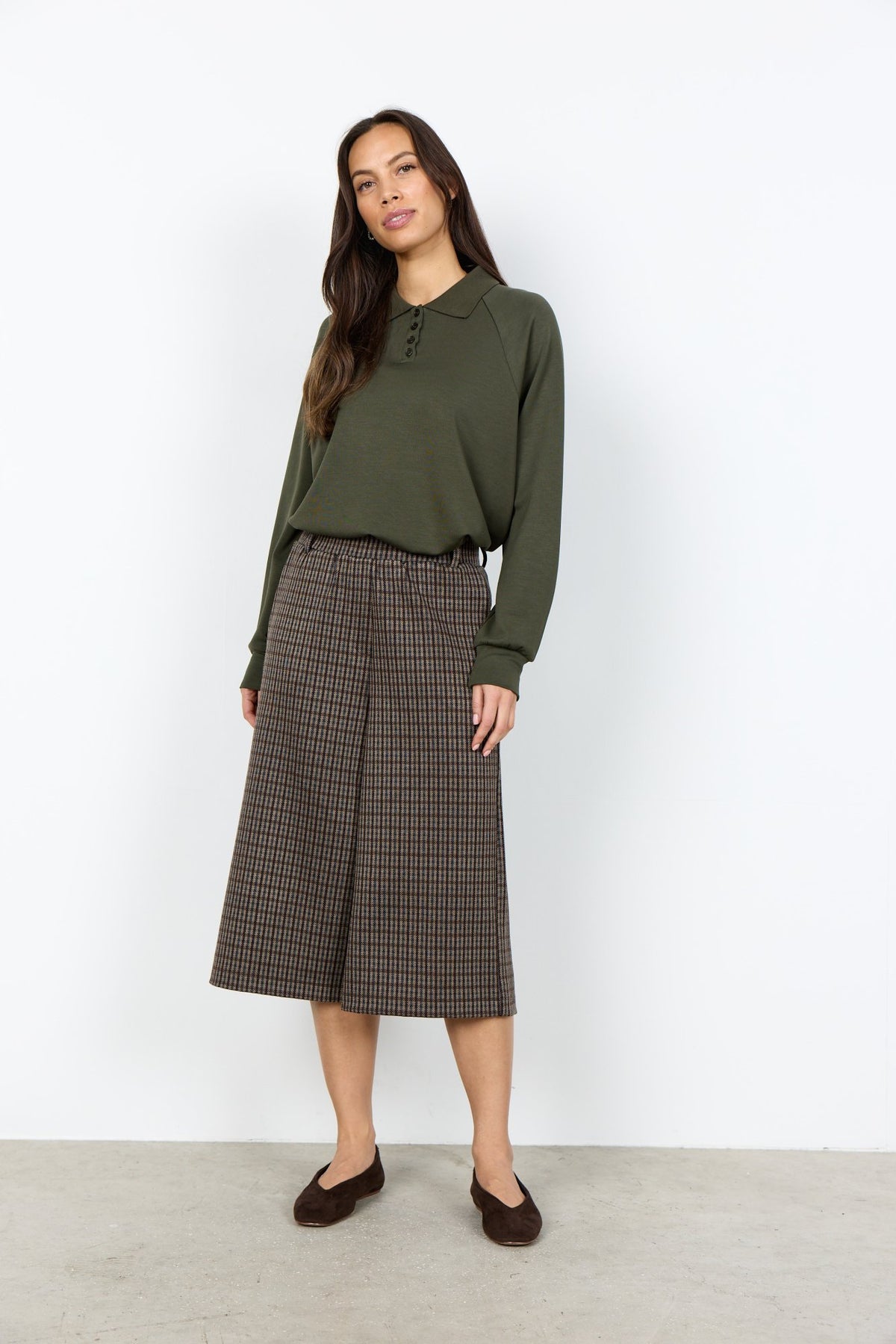 Soya Concept Damen Hosen Chocolate Plum