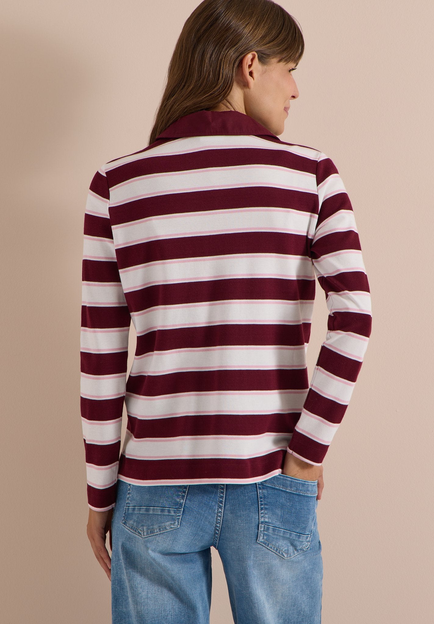 Cecil Damen T-Shirts  Red Wine