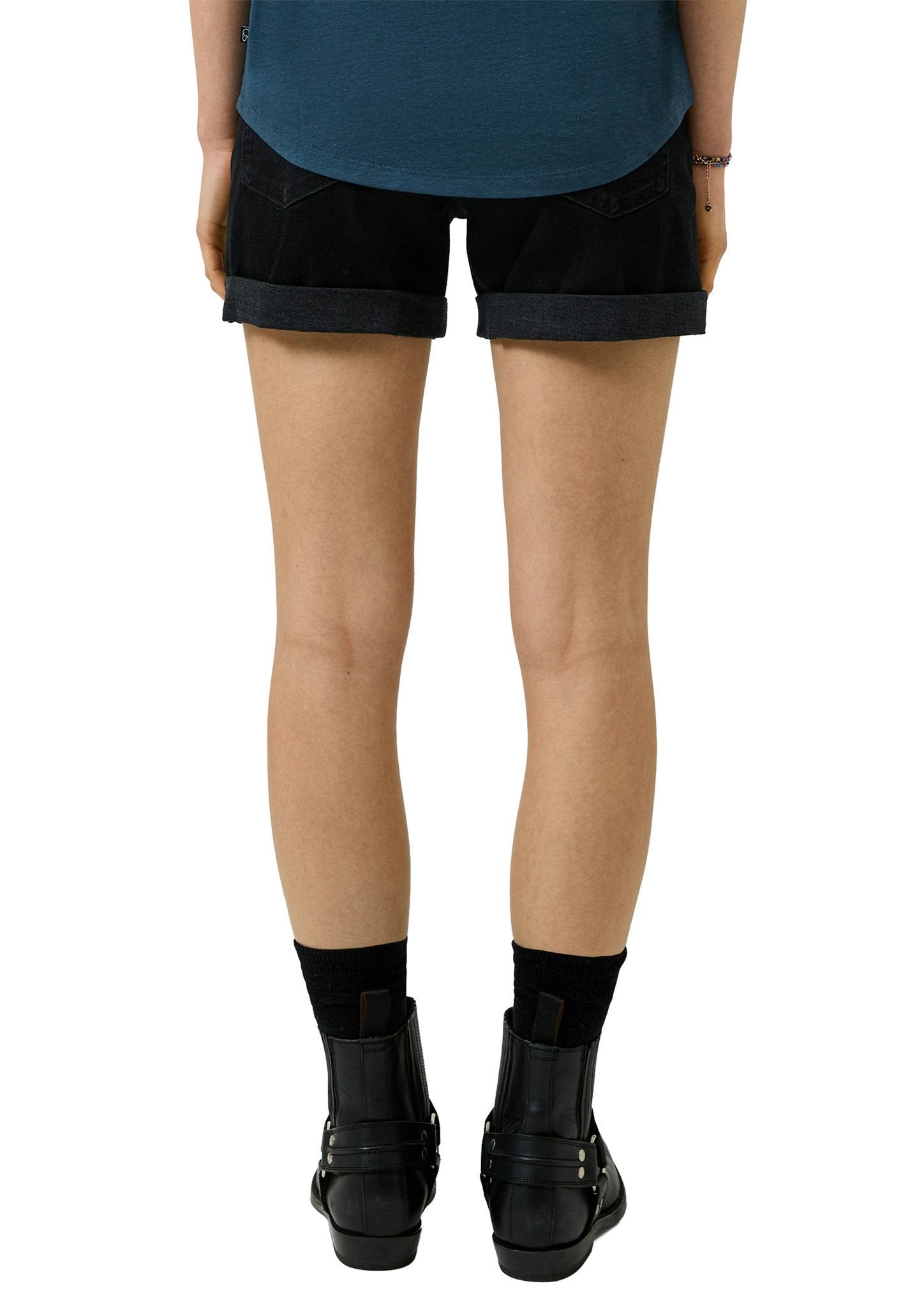 QS by S.Oliver Damen Hosen Grey/Black