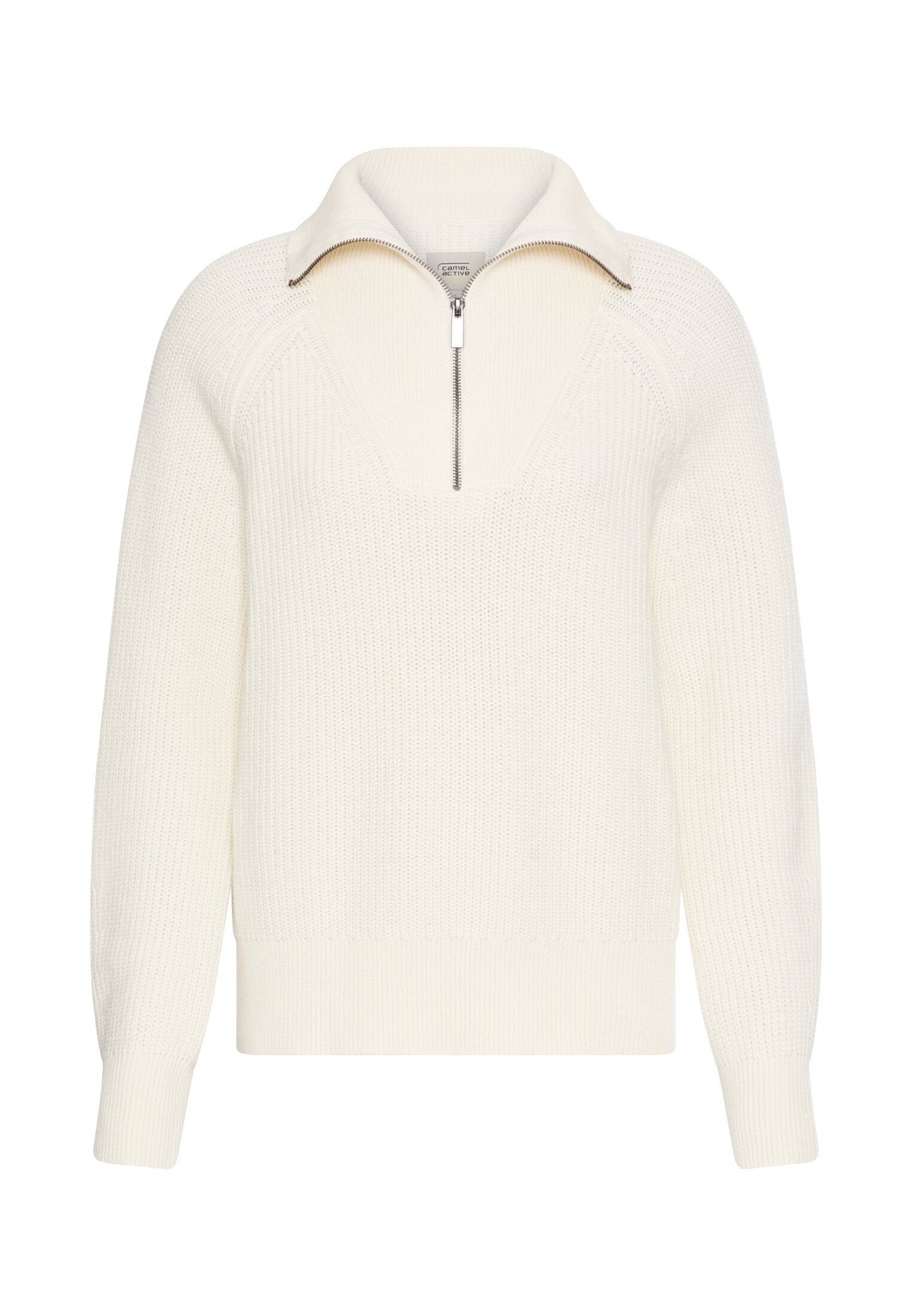 Camel active Damen Pullover  Milkwhite