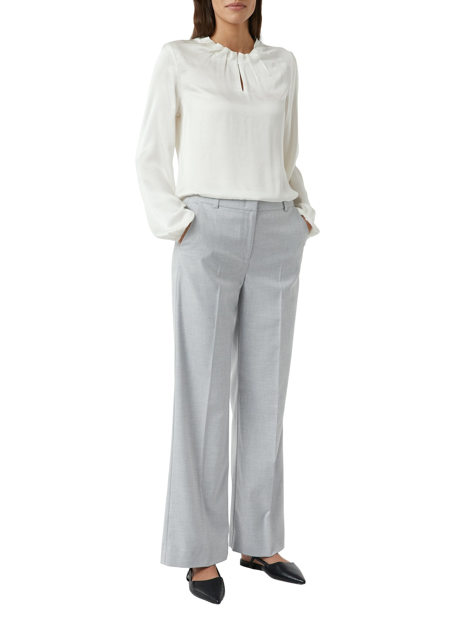Comma Damen Blusen  White