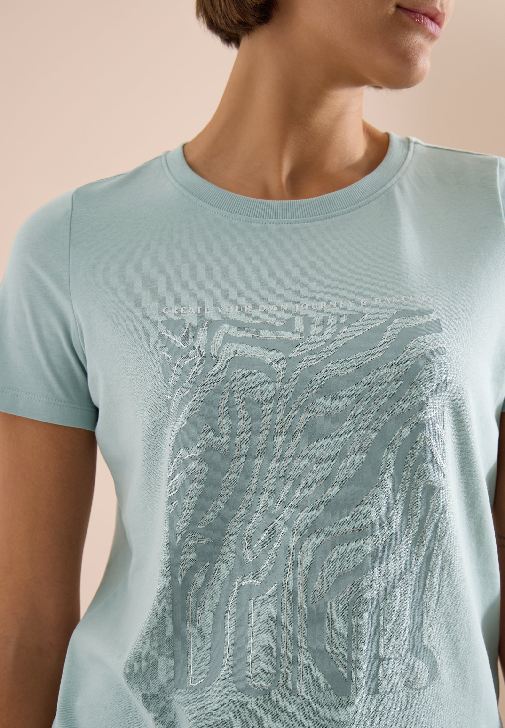 Cecil Damen T-Shirts Crystal M