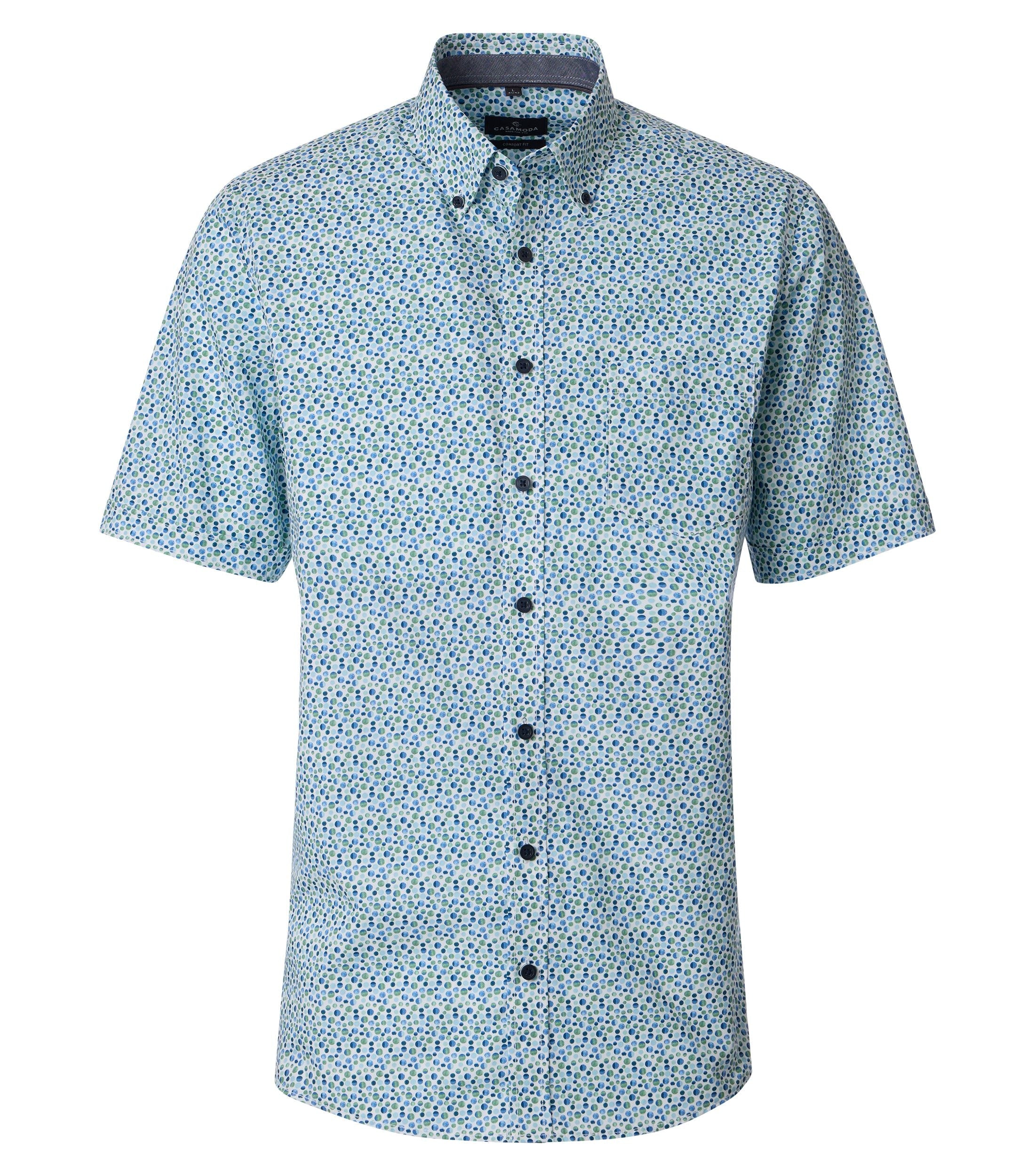 Casa Moda Herren Hemden kurz  Gruen