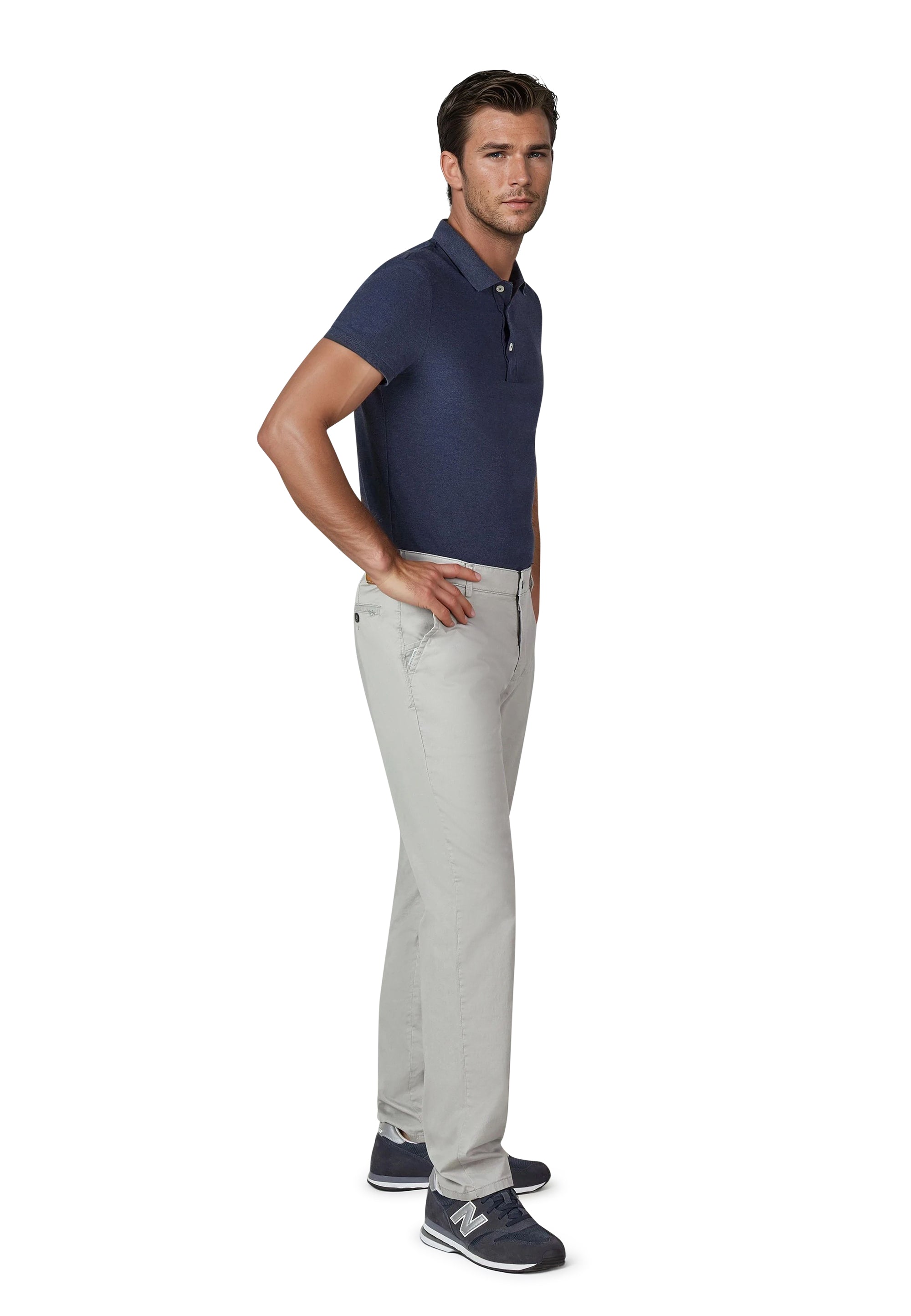 Hinrichs Herren Hosen Grau