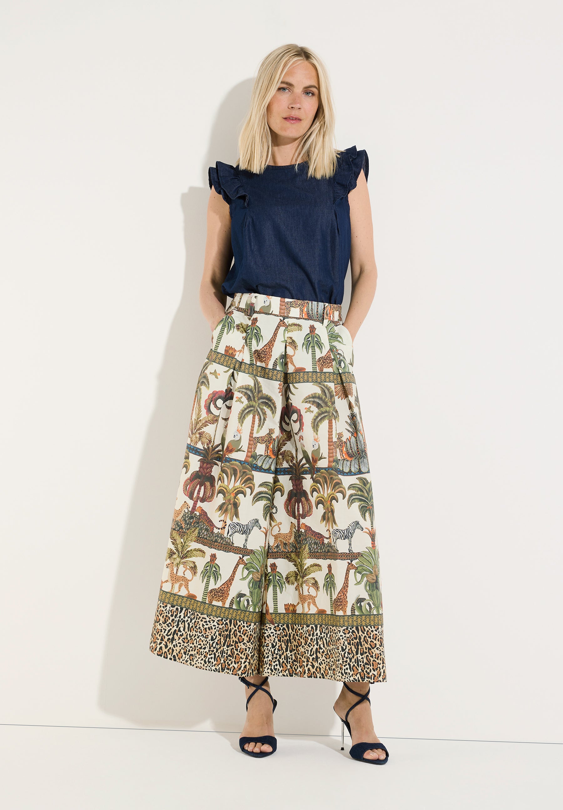 More & More Damen Hosen  Retro Jung