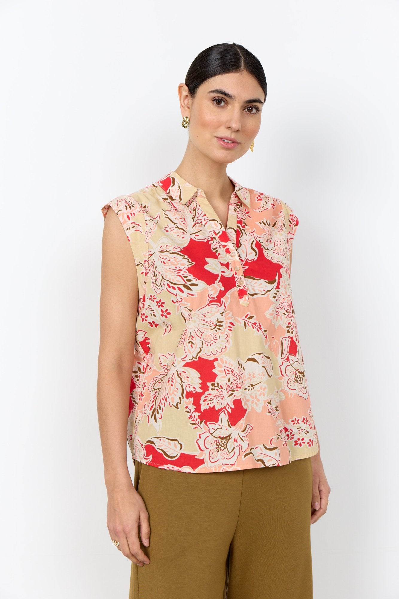 Soya Concept Damen Blusen kurz Bittersweet Com