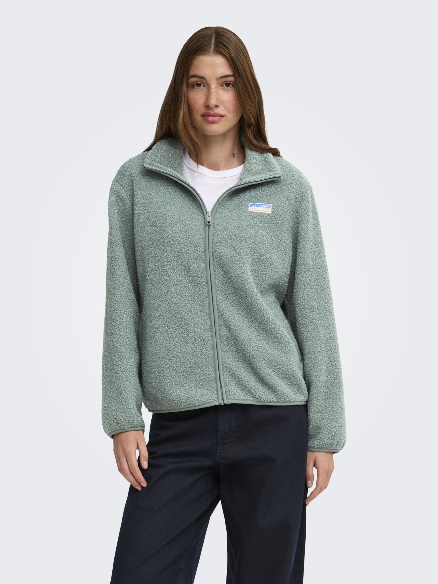only Damen Jacken Green Milieu