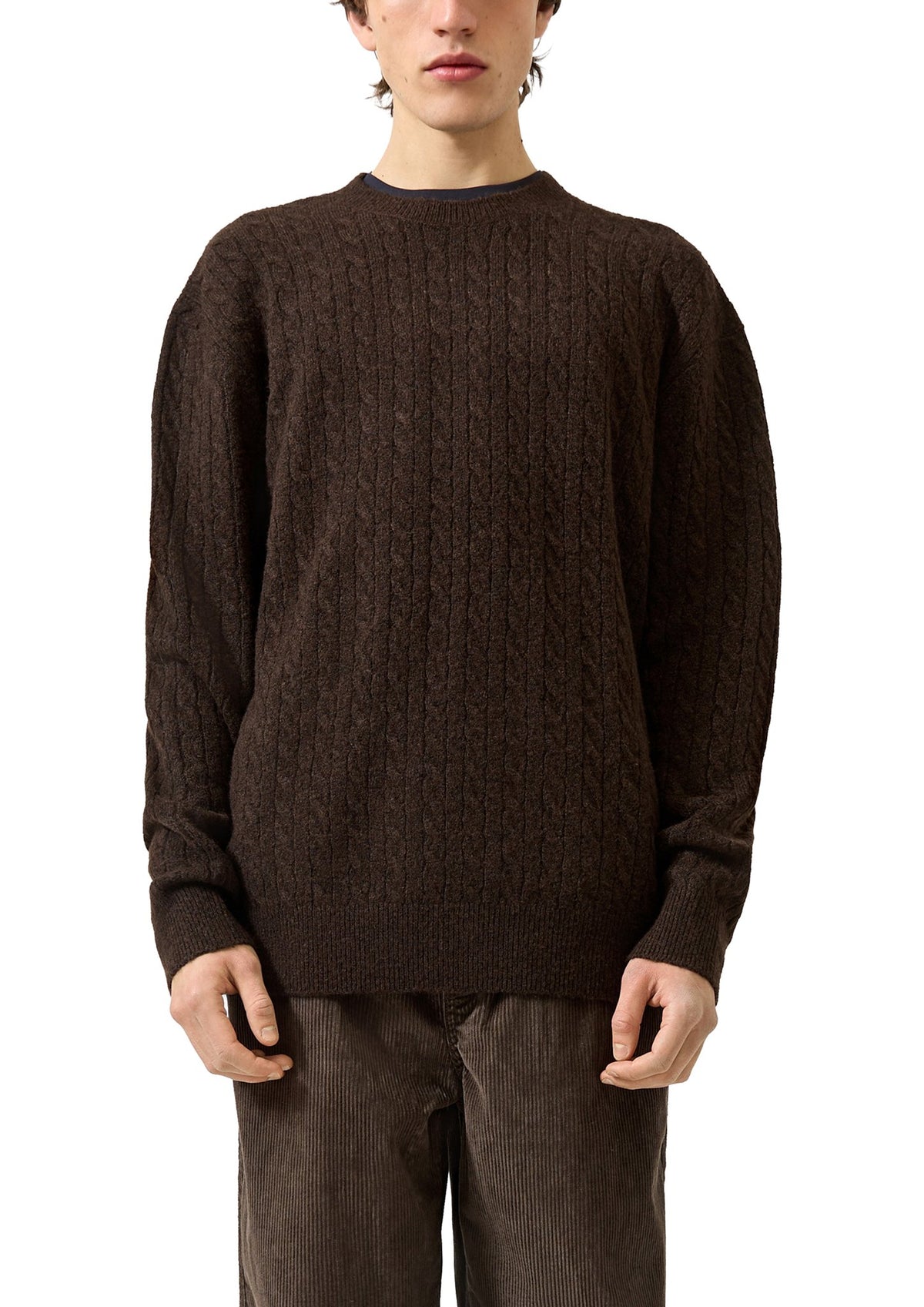 QS by S.Oliver Herren Pullover  Brown