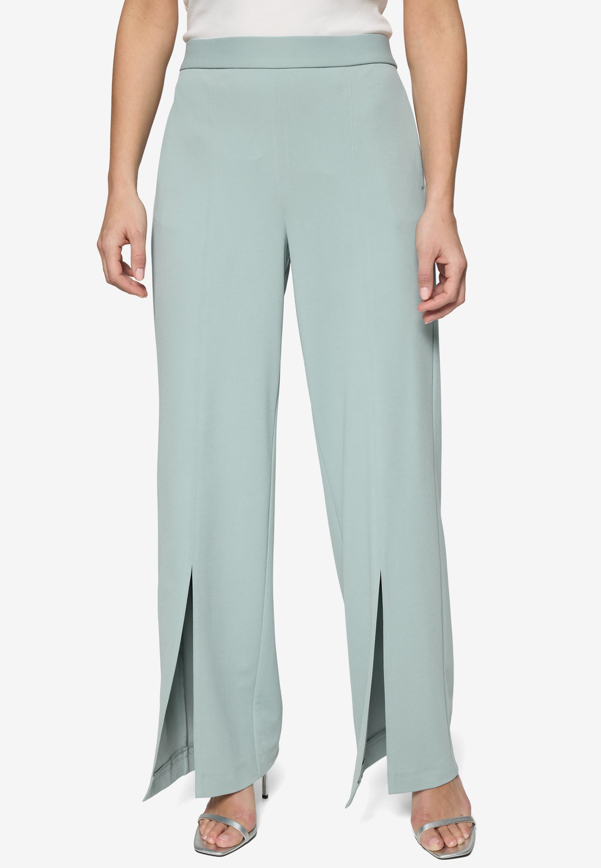 Zero Damen Hosen Silver Blue