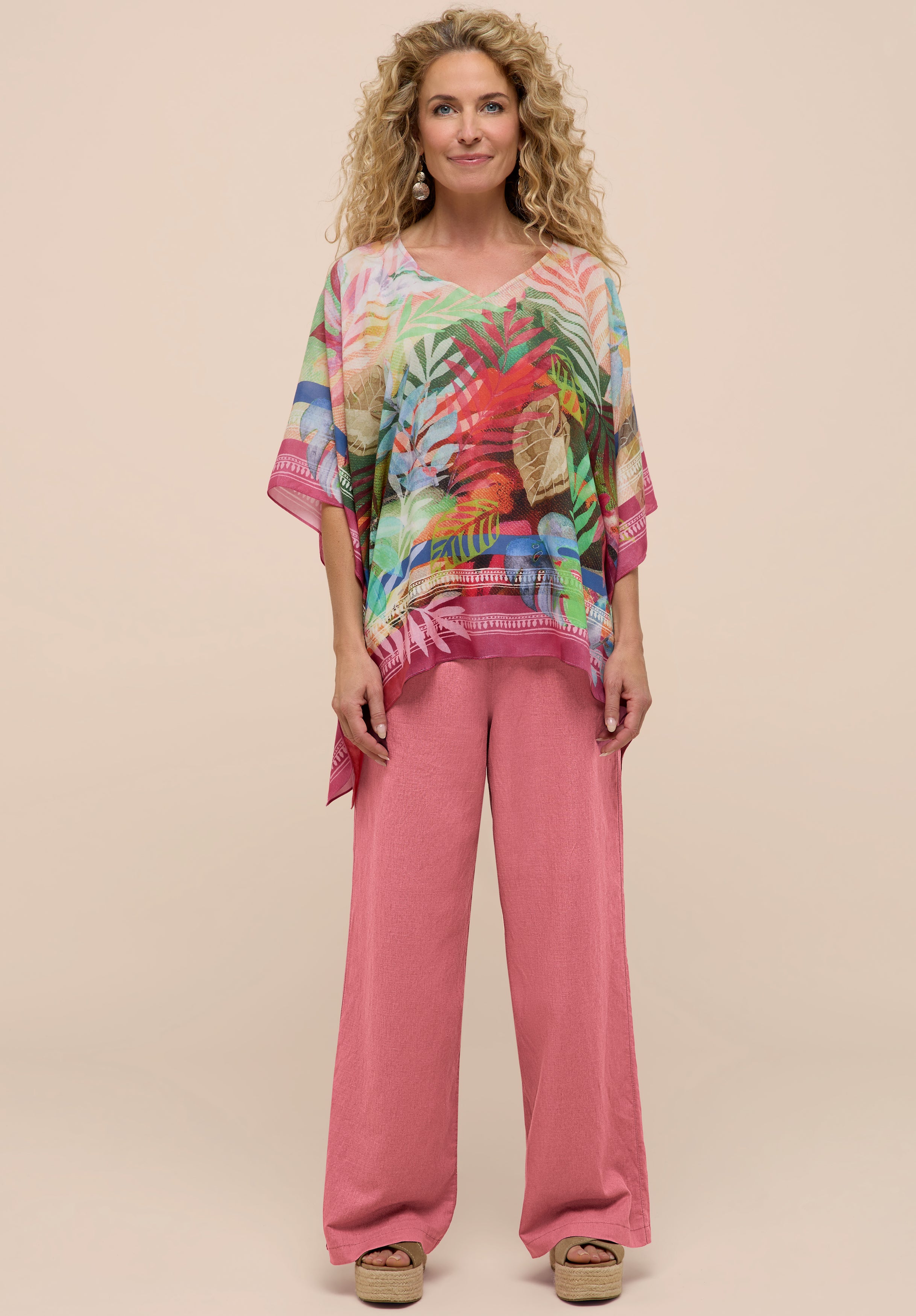 Bianca Damen Blusen Red Mix