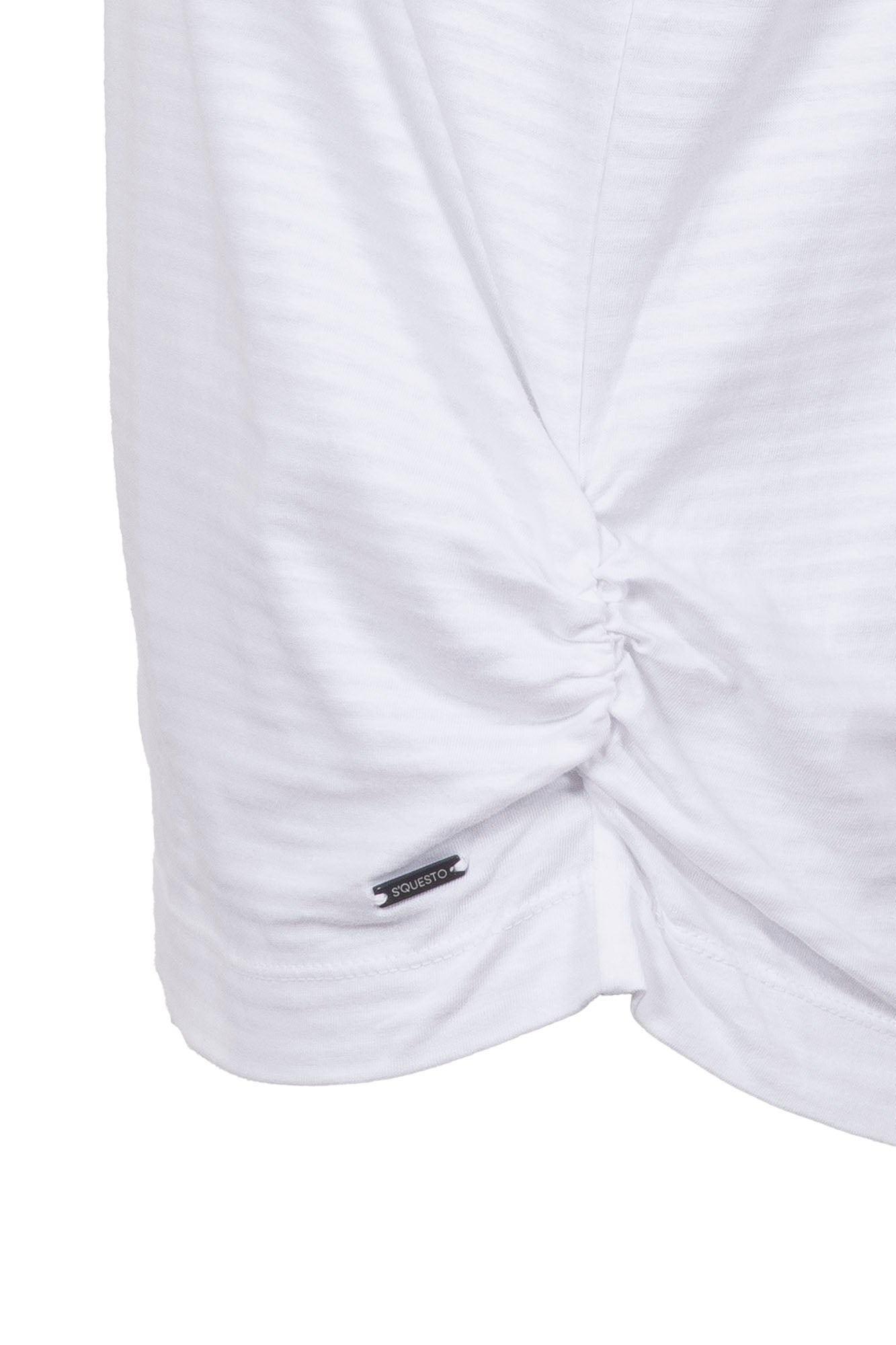 Soquesto Damen T-Shirts Weiß