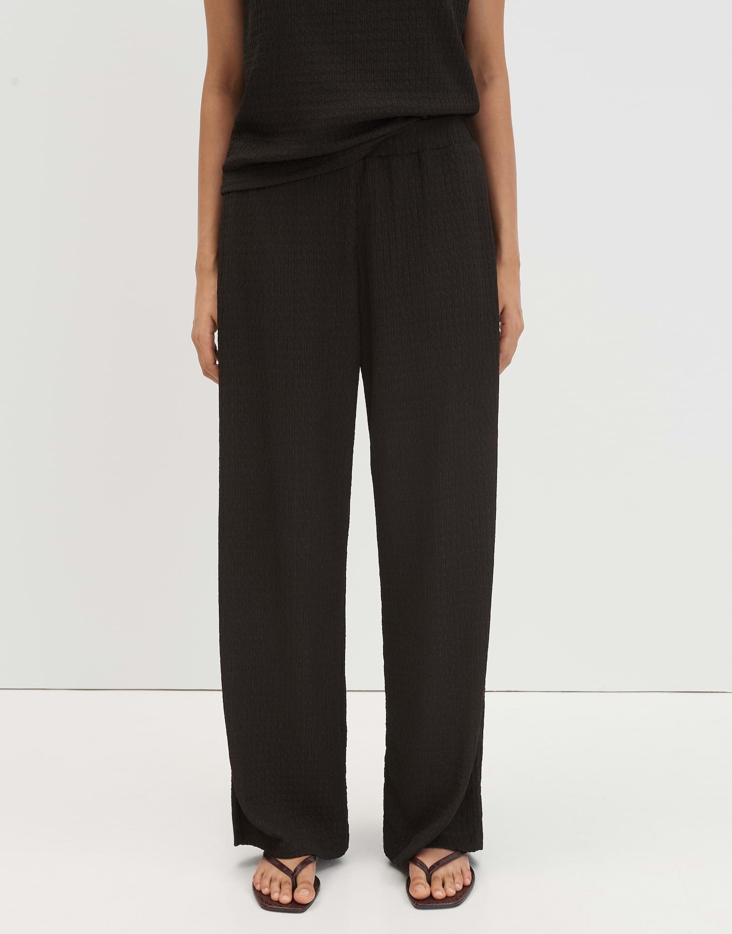 Someday Damen Hosen Dark Truffle