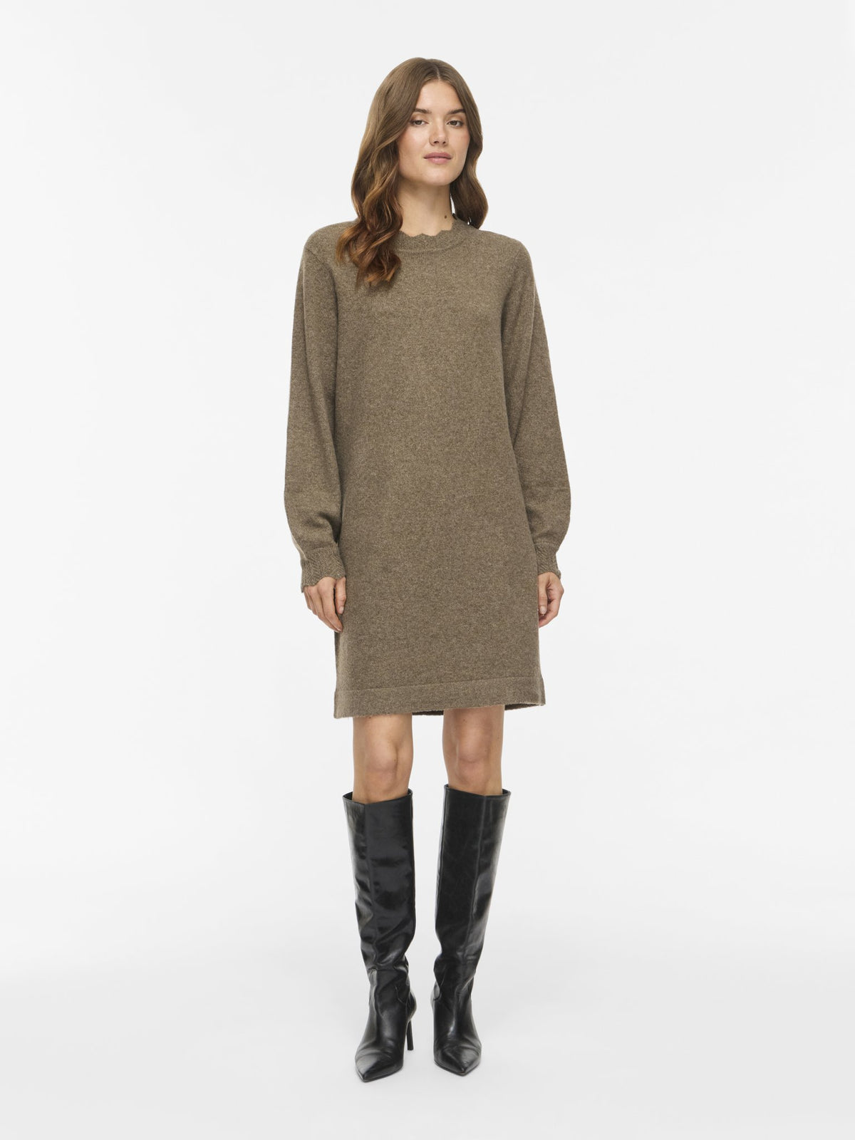 Vila Damen Kleider Falcon/Melange