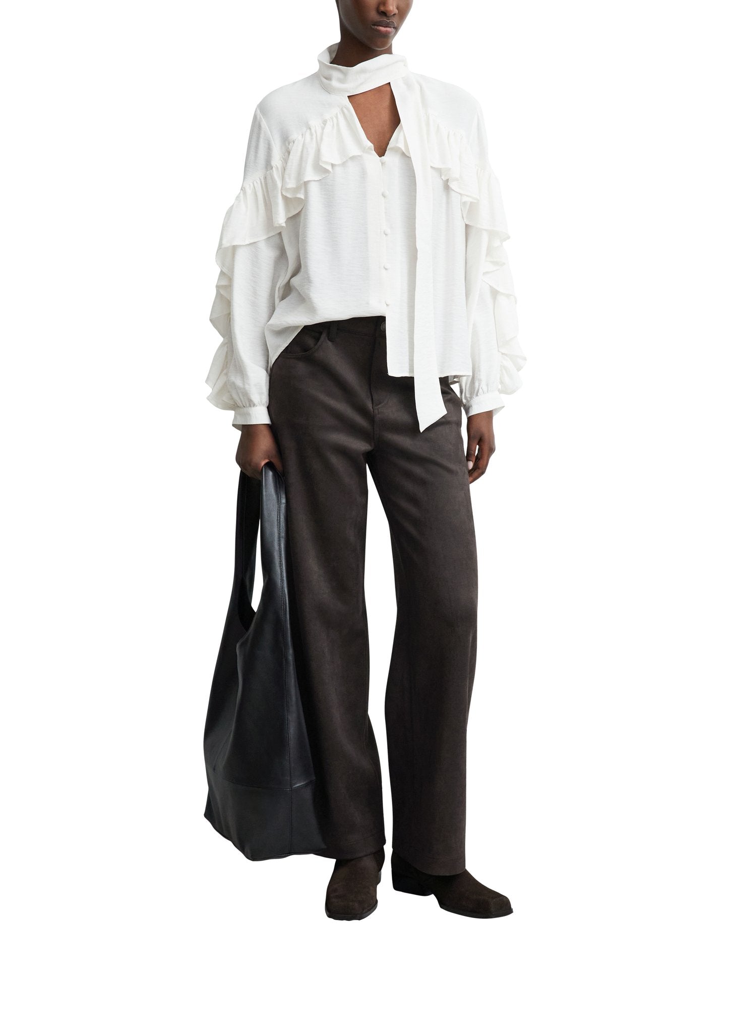 Comma Damen Hosen  Brown
