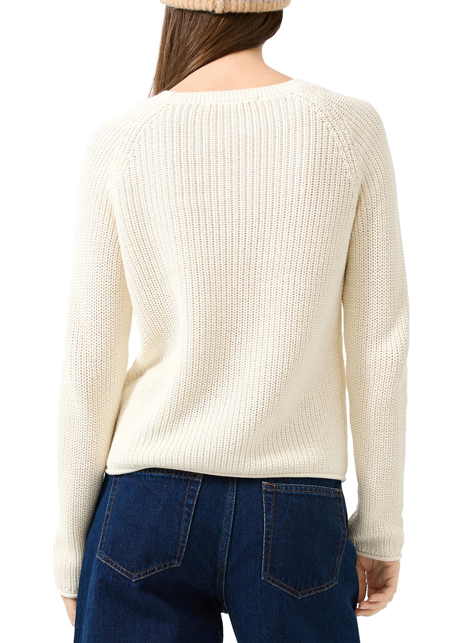 QS by S.Oliver Damen Pullover W White
