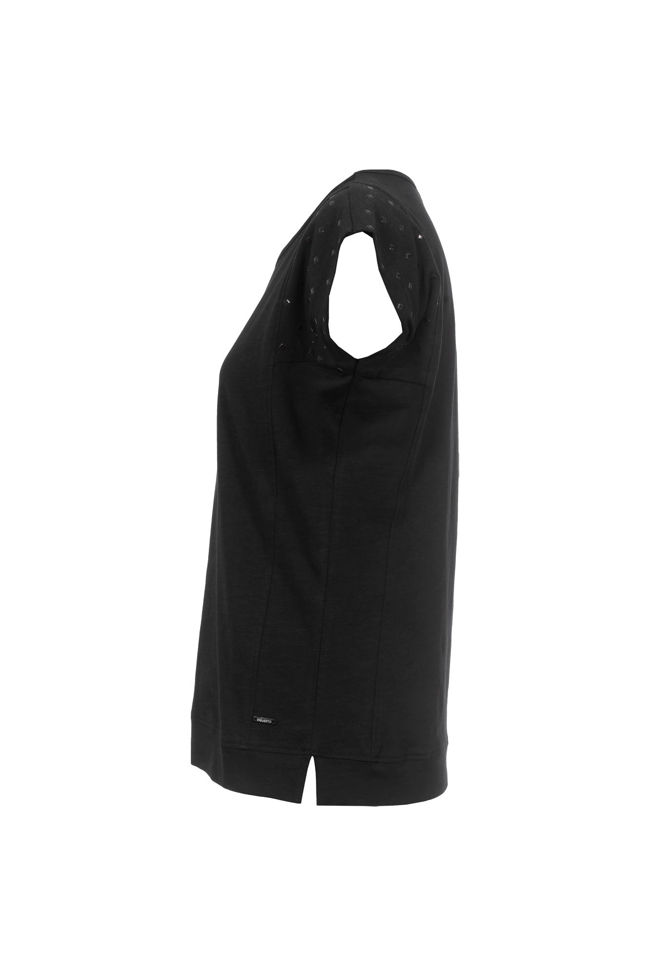 Soquesto Damen T-Shirts Schwarz