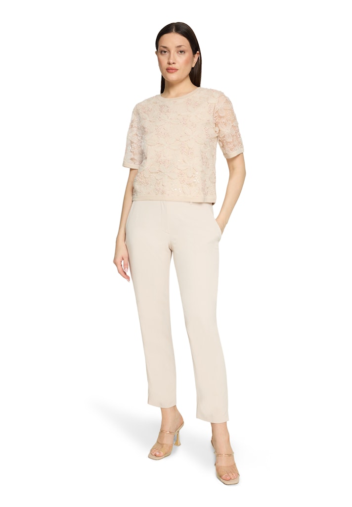 Betty & Co Damen Pullover Nature/Rosé