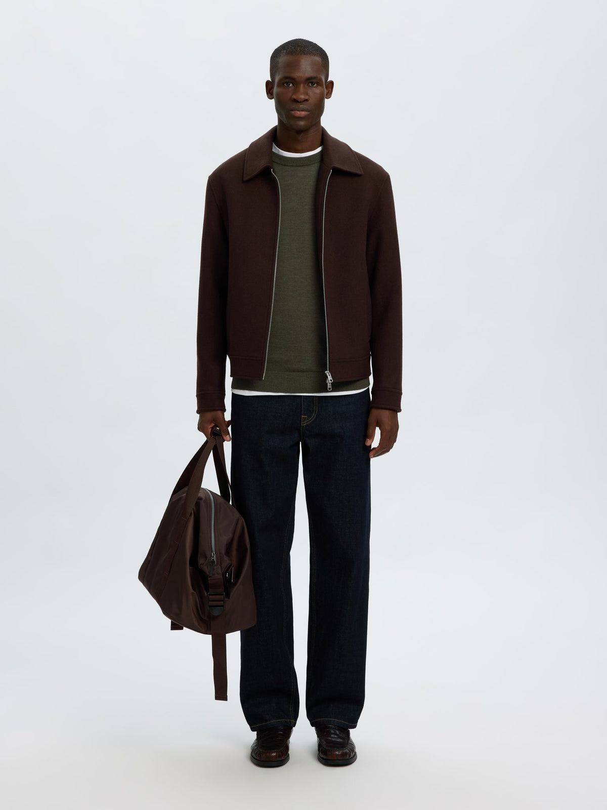 Selected homme Herren Pullover  Forest N