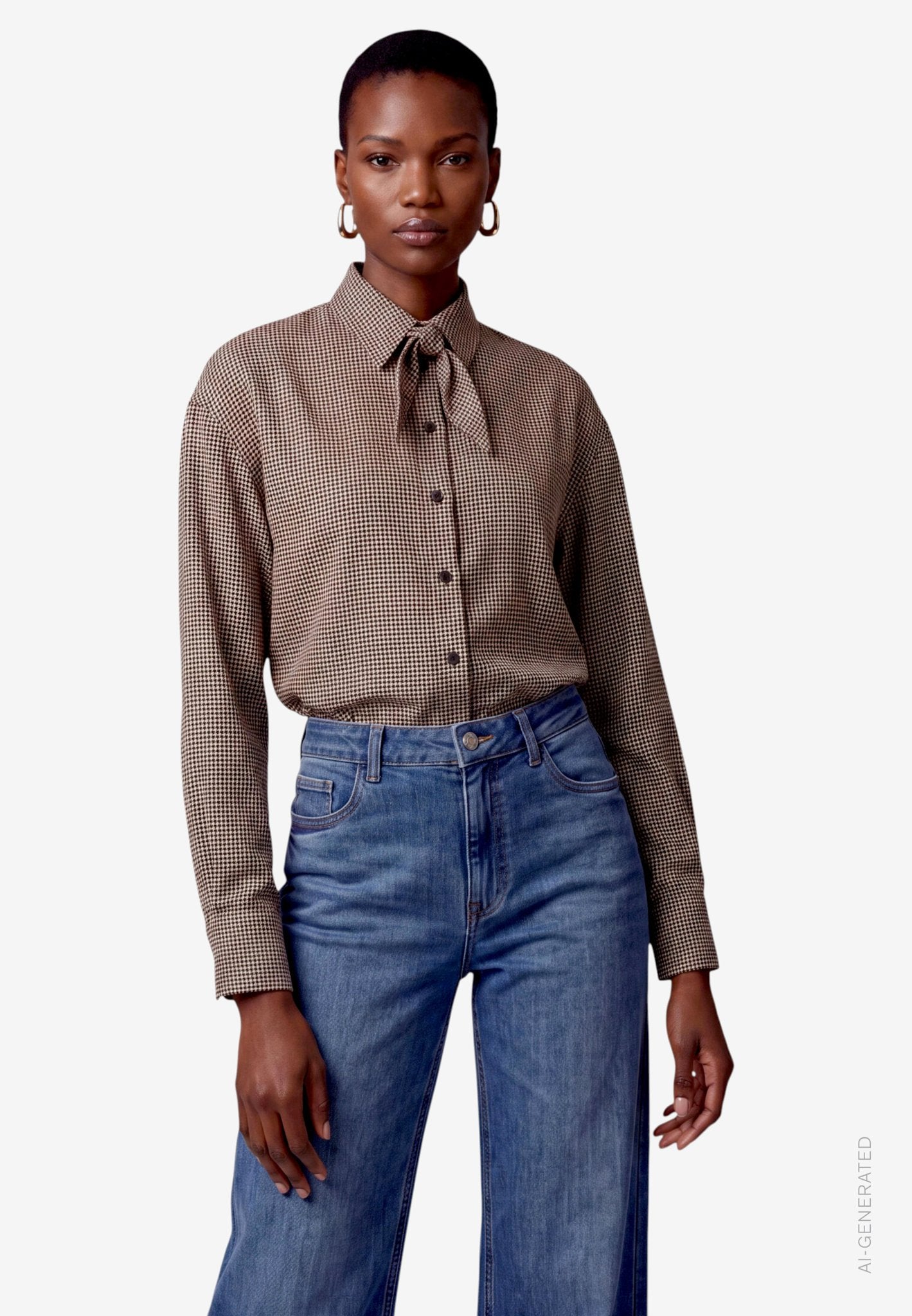 Zero Damen Blusen Beige/Brown
