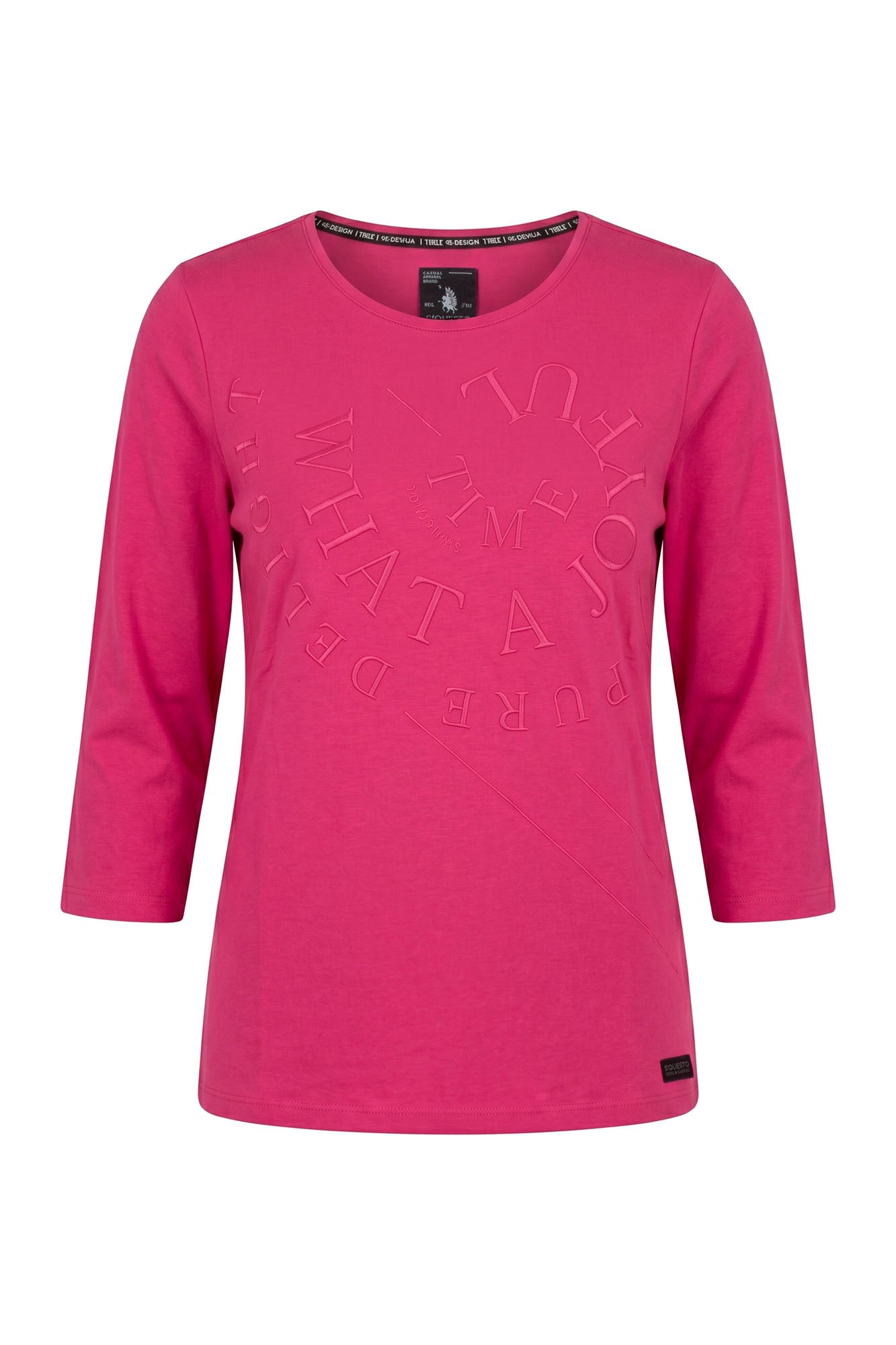 Soquesto Damen T-Shirts Mittel Pink Hel