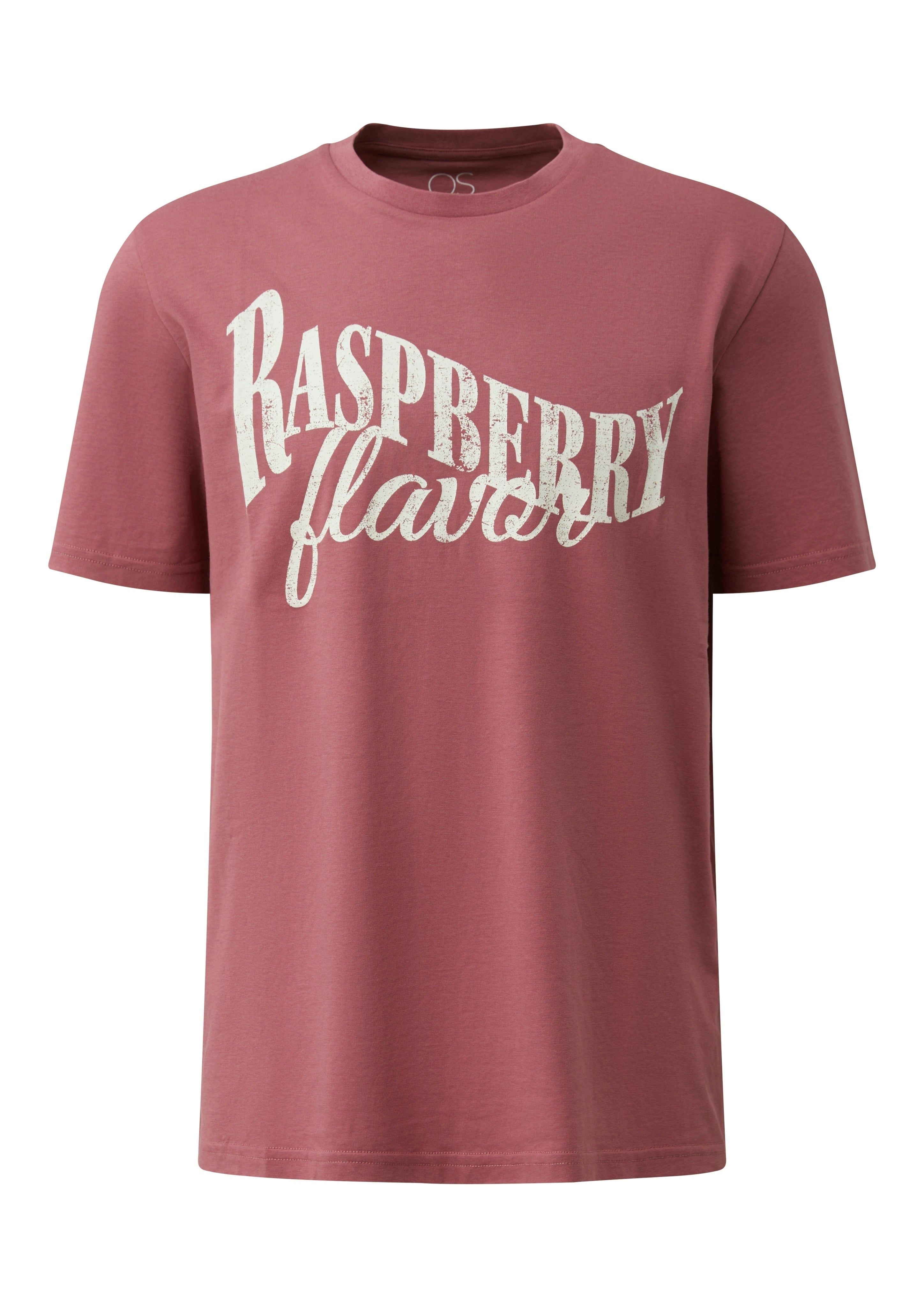 QS by S.Oliver Herren T-Shirts kurz Lilac/Pink