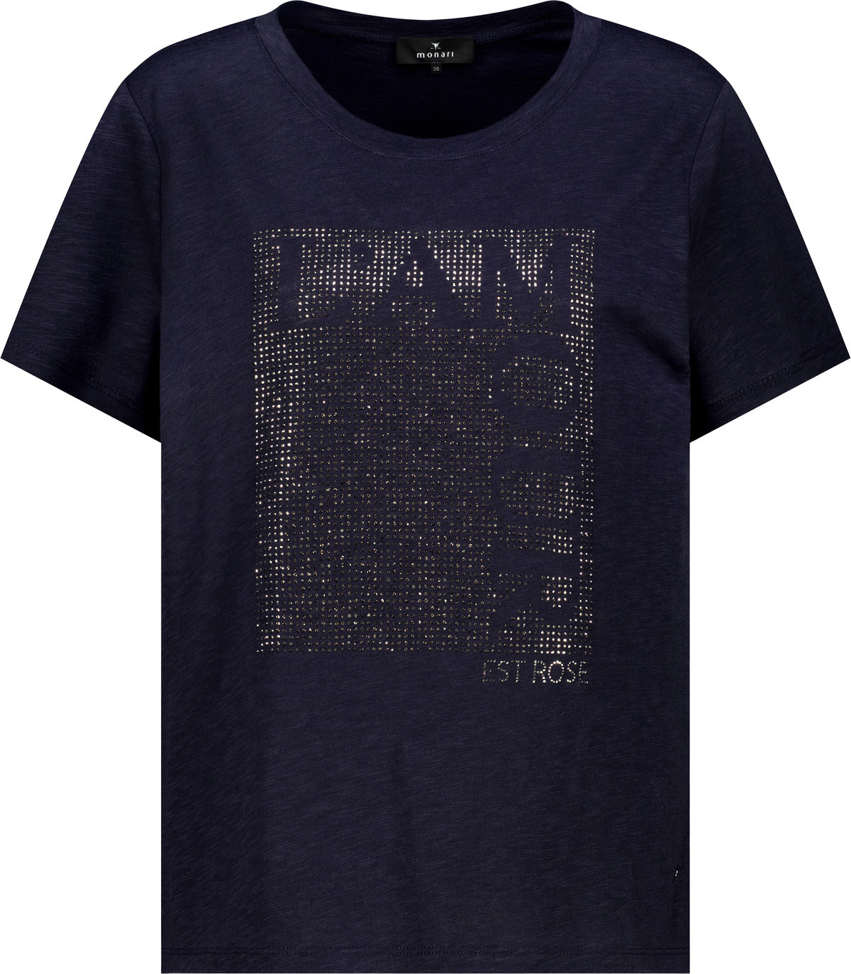 Monari Damen T-Shirts  Marine