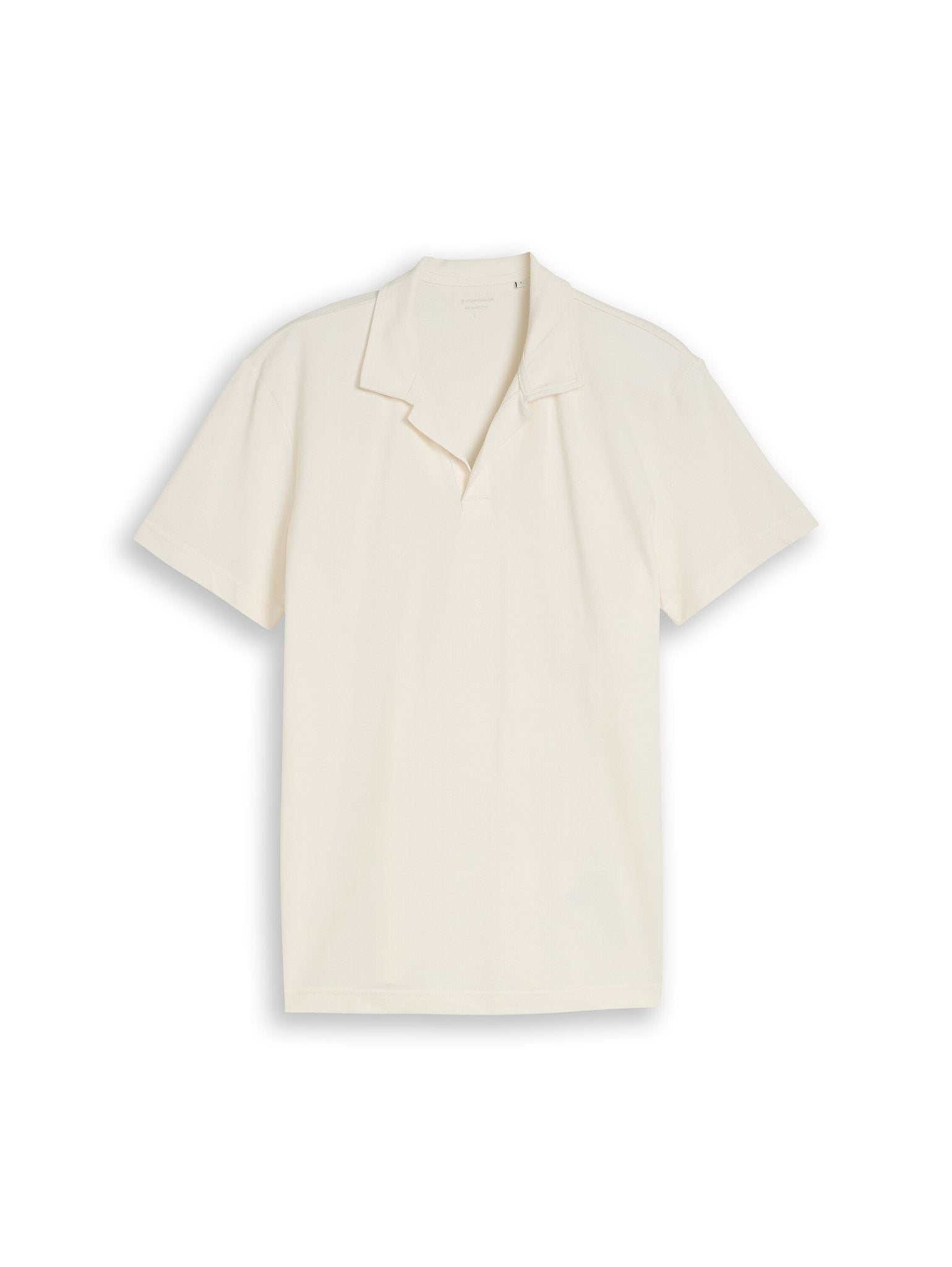 Tom Tailor Herren Polo-Shirts Gardenia White
