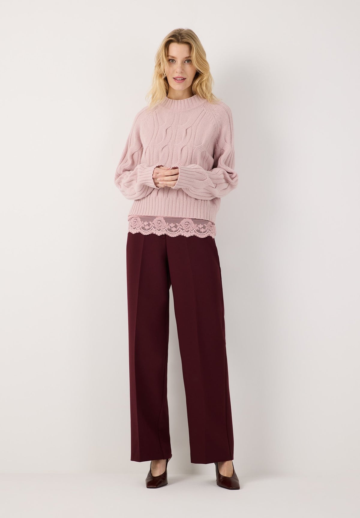 More & More Damen Pullover Mellow Ros