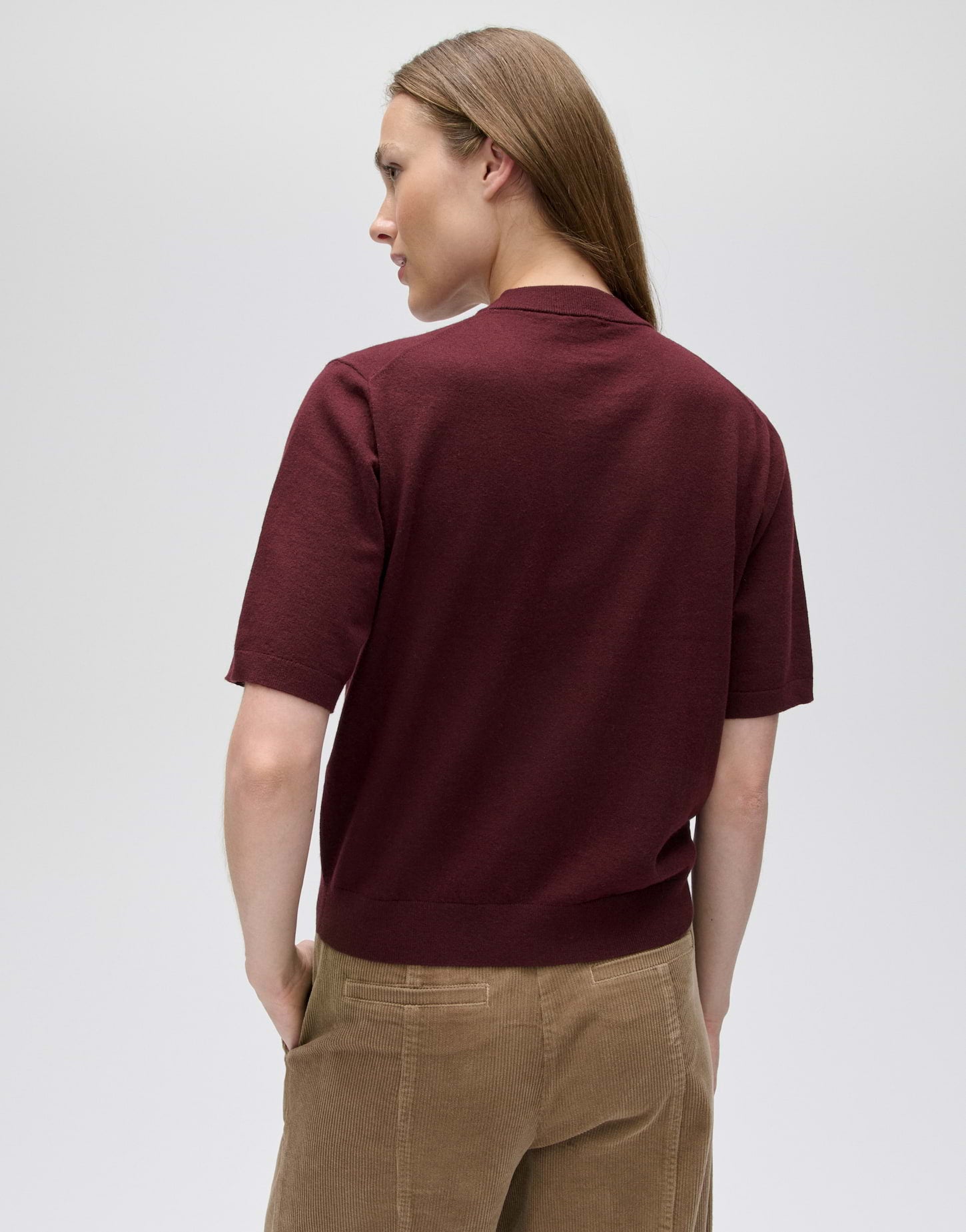 Opus Damen Pullover Cherry Jam