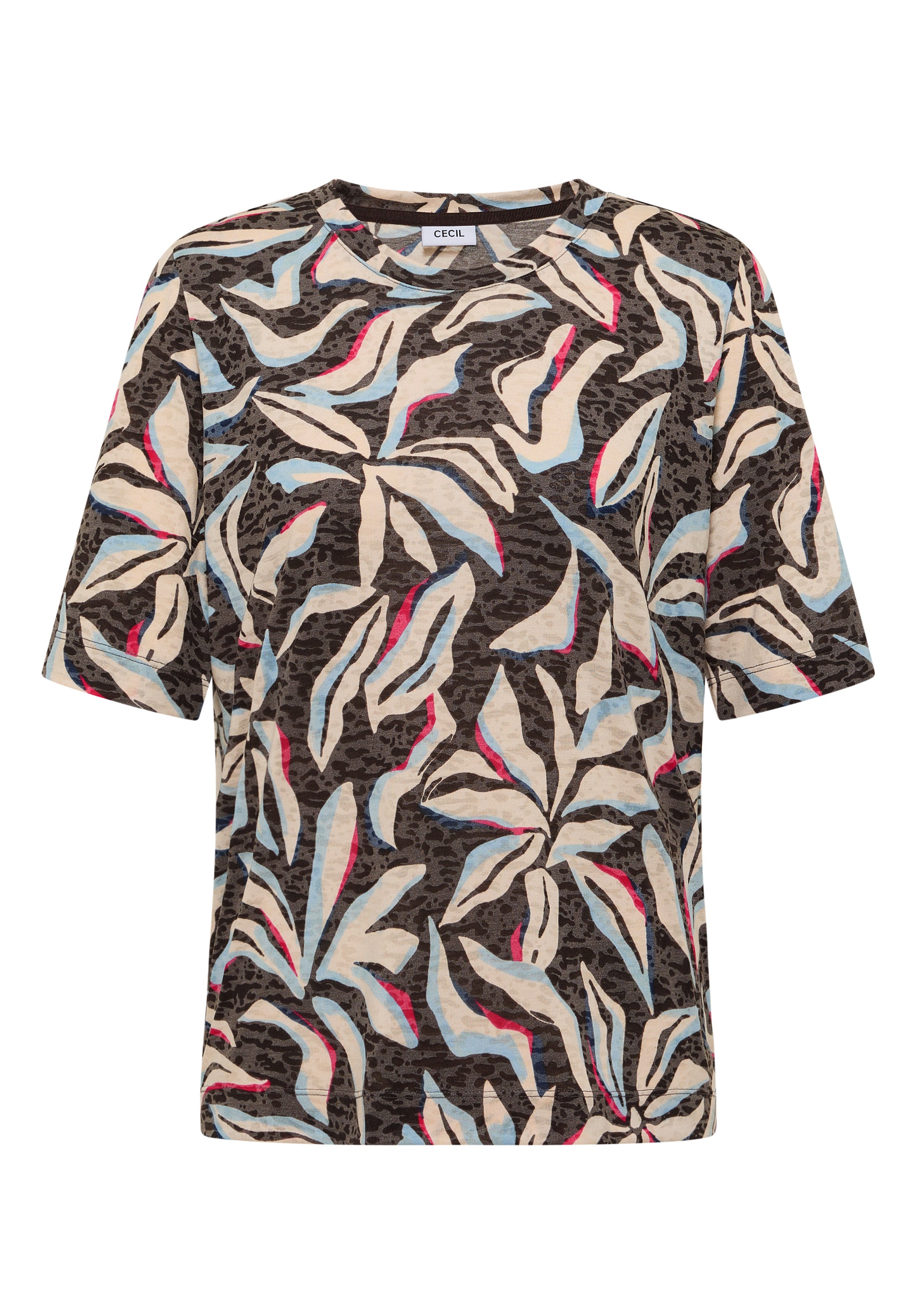 Cecil Damen T-Shirts  Macchiato