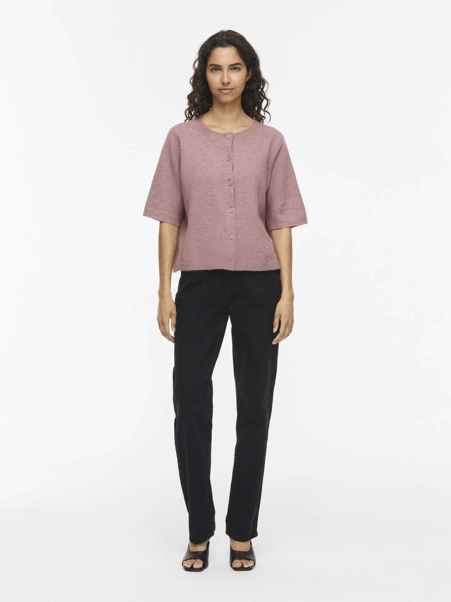 Vila Damen Strickjacken Nostalgia Rose/
