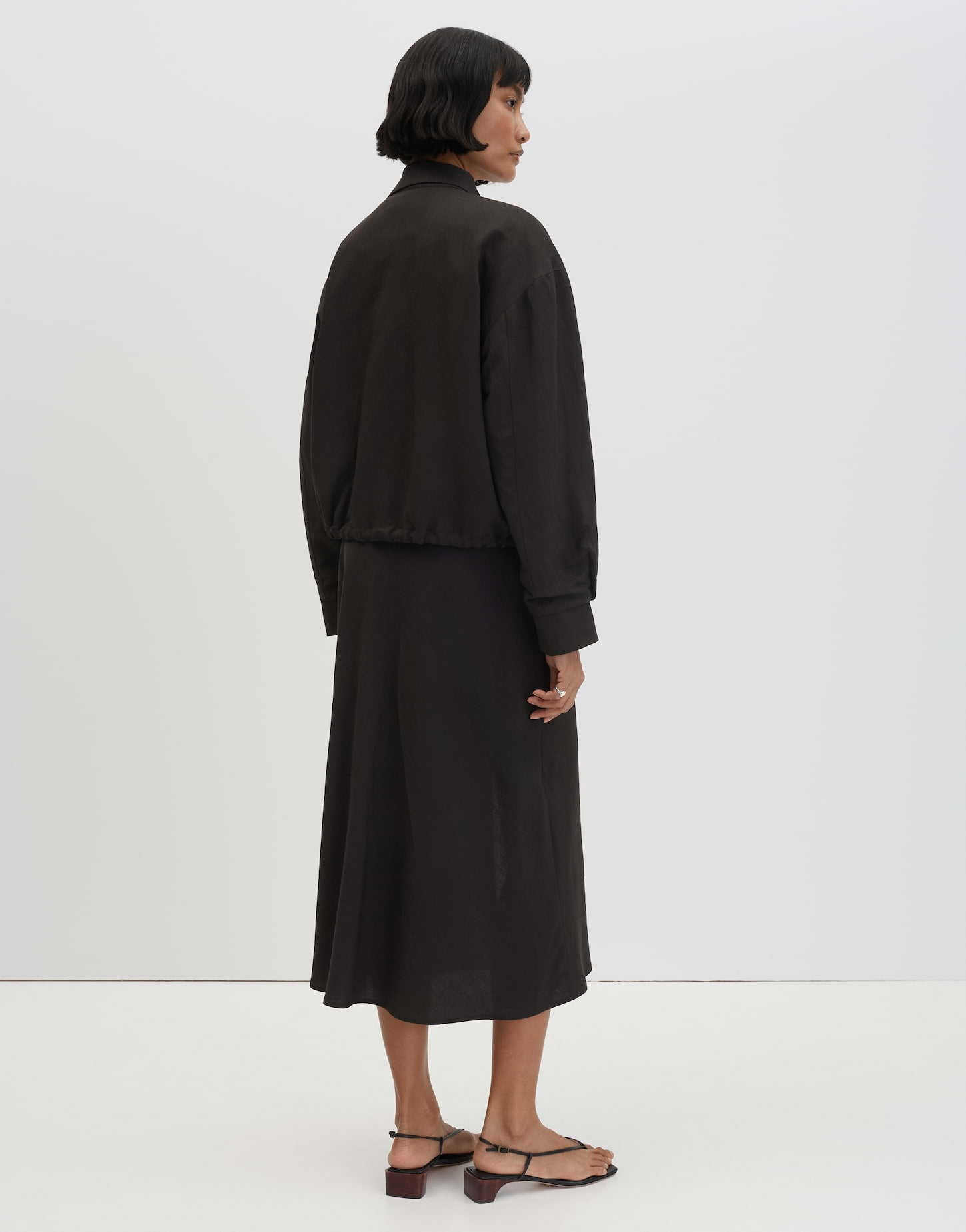 Someday Damen Blazer Dark Truffle