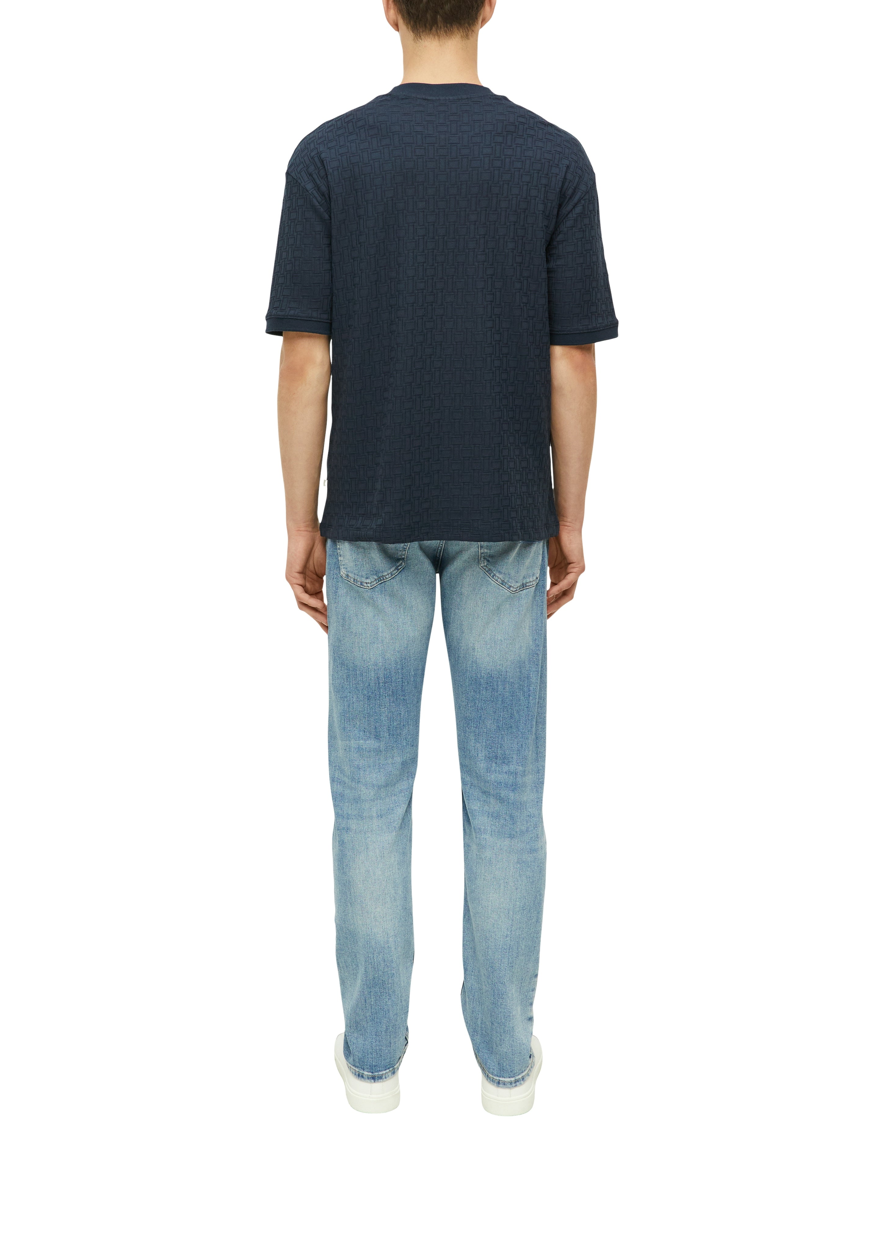S. Oliver red Herren T-Shirts kurz Blue