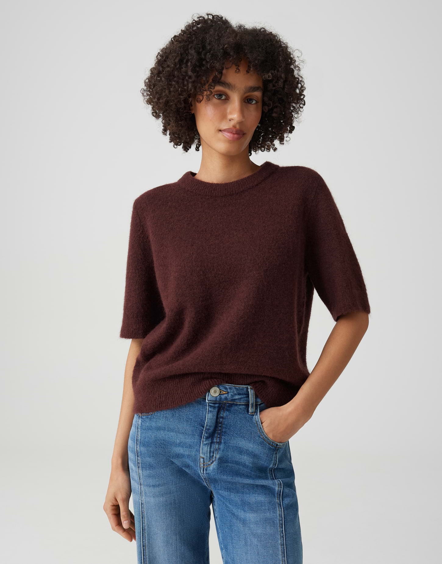 Opus Damen Pullover Cherry Jam