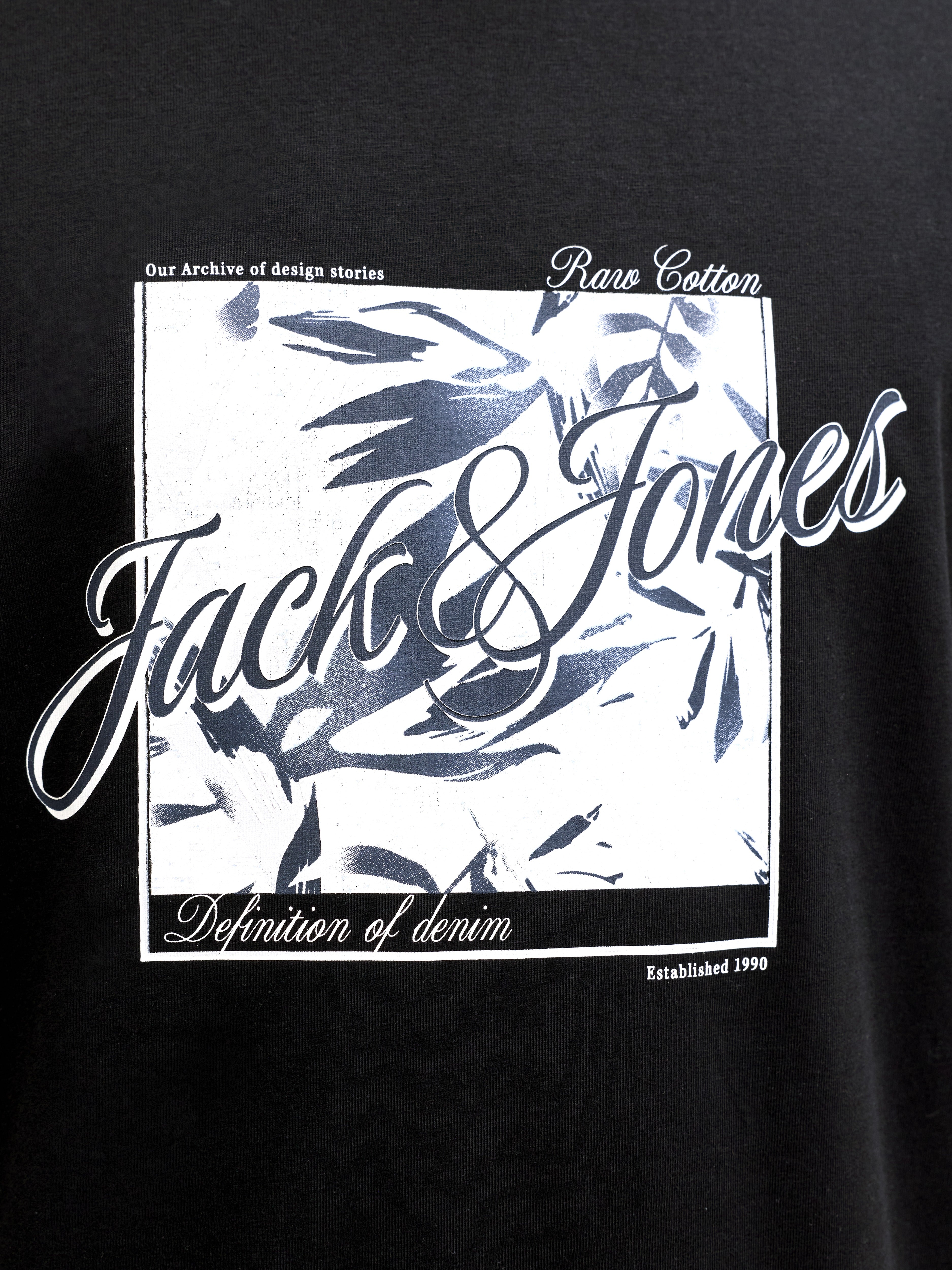 Jack & Jones Herren T-Shirts kurz Black