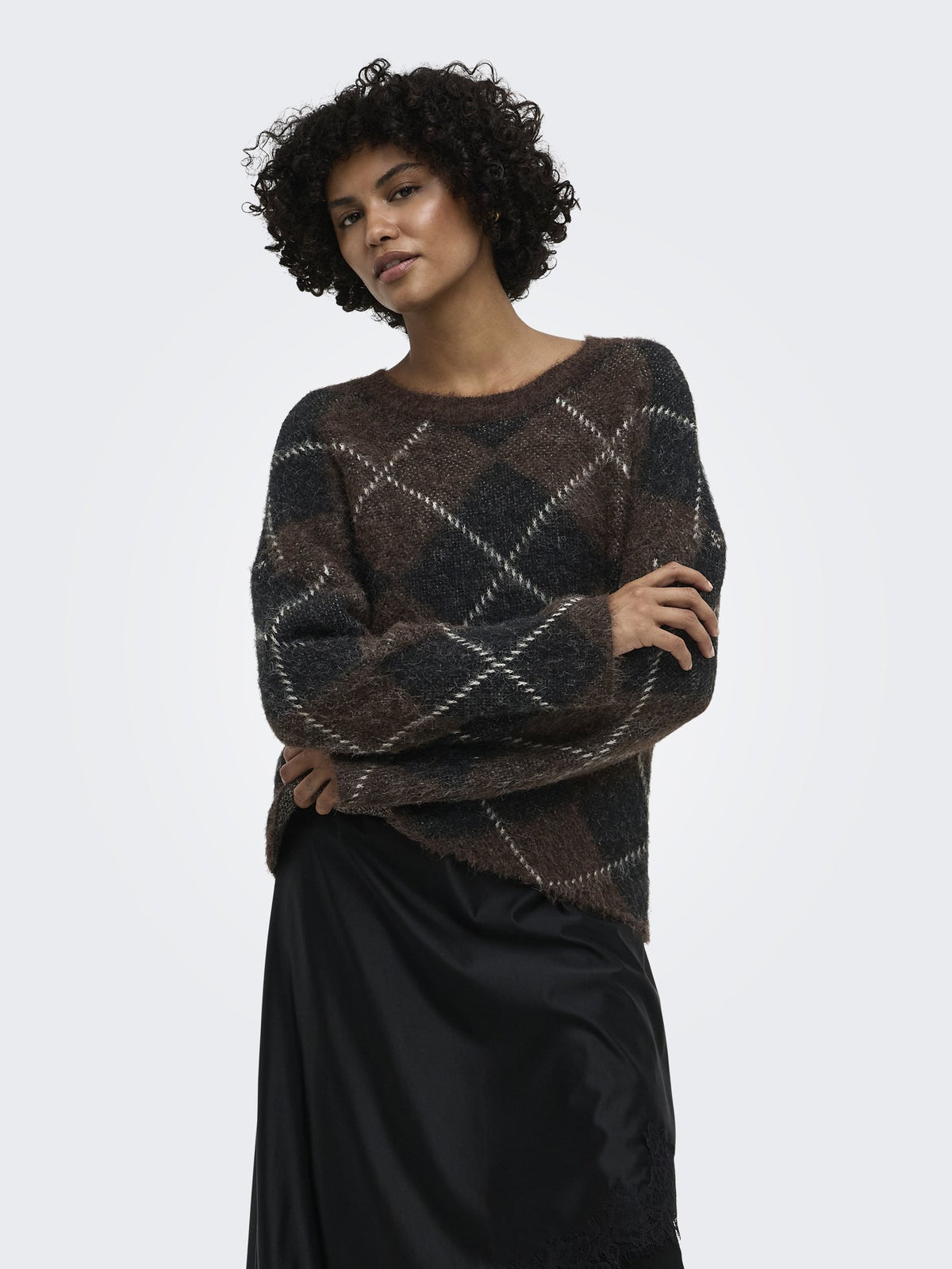 Only Damen Pullover Coffee Bean/Big
